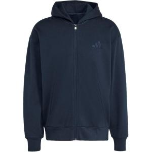 adidas Men’s All Szn Fleece Full Zip Hoodie(Aurora Ink)