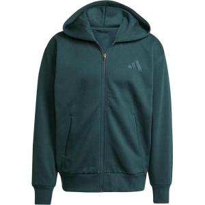 adidas Men’s All Szn Fleece Full Zip Hoodie(Aurora Ivy)