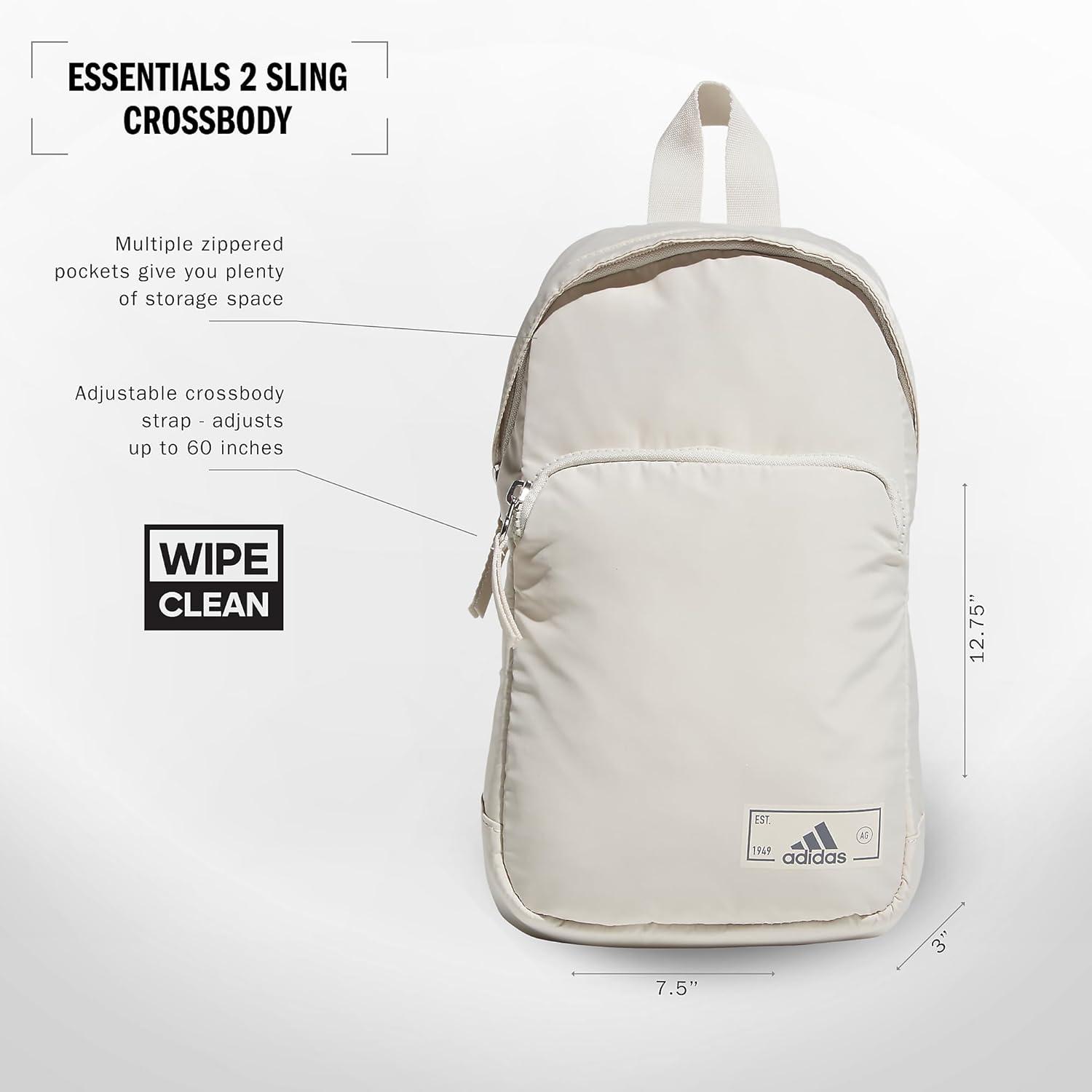 image:imageadidas Essentials Crossbody Athletic Sling Bag with Phone PocketAlumina BeigeGrey Four20