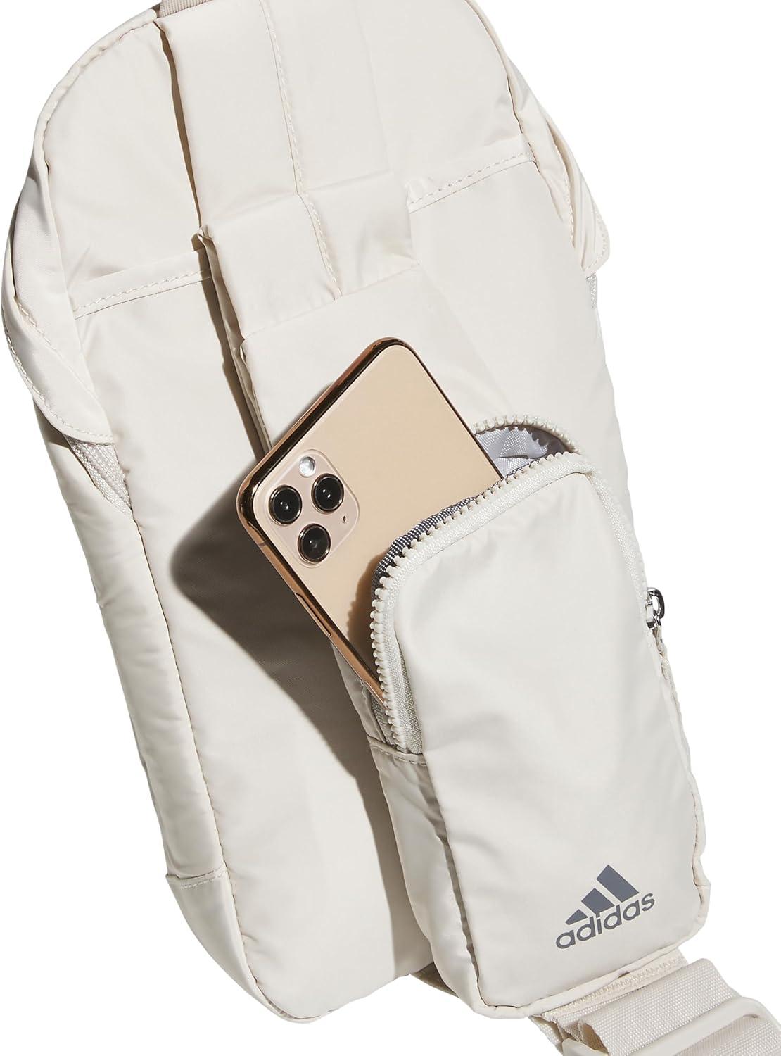 image:imageadidas Essentials Crossbody Athletic Sling Bag with Phone PocketAlumina BeigeGrey Four20