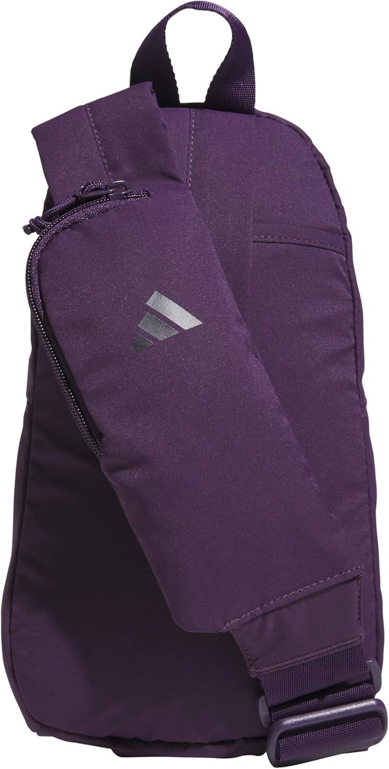 image:imageadidas Essentials Crossbody Athletic Sling Bag with Phone PocketAurora Plum PurpleAurora Black