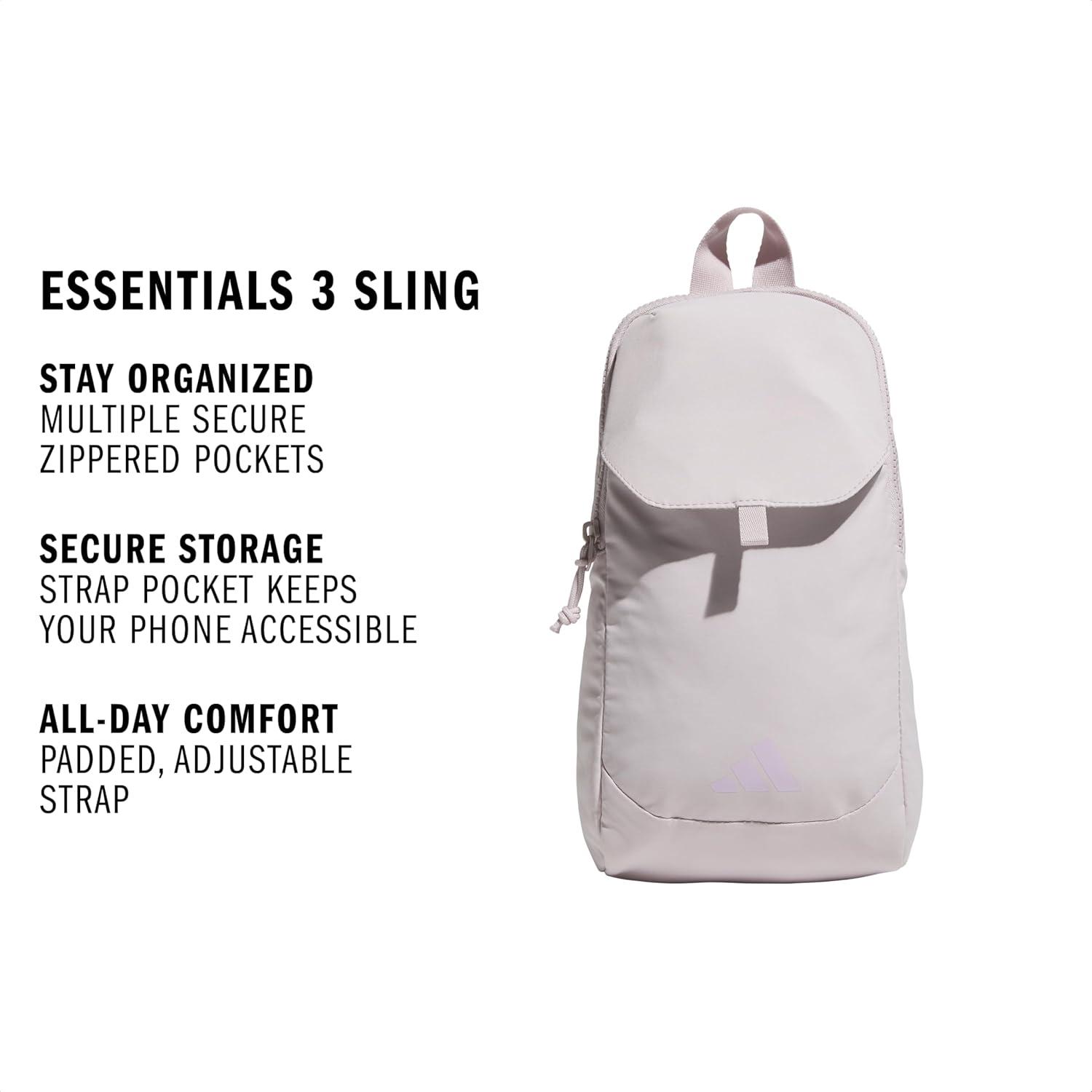 image:imageadidas Essentials Crossbody Athletic Sling Bag with Phone PocketIce PurpleIce Lavender