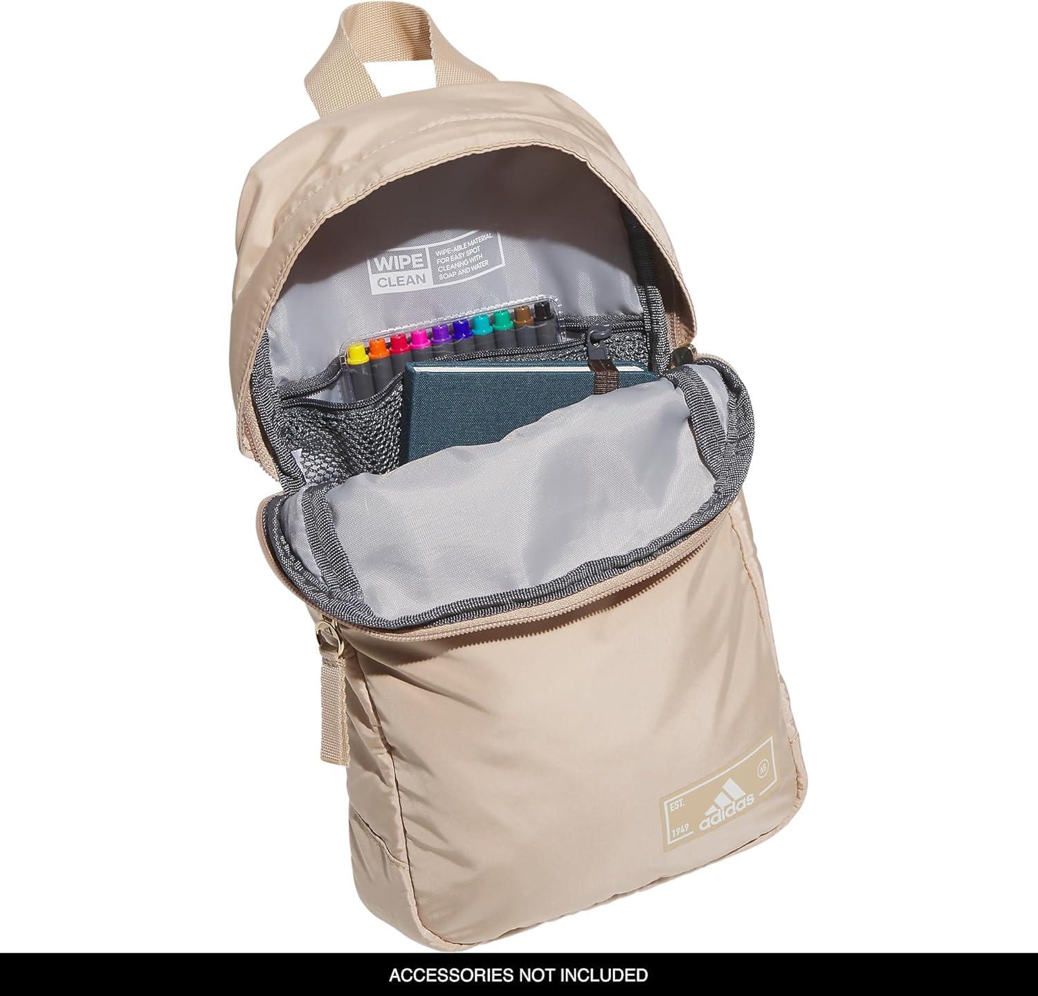 image:imageadidas Essentials Crossbody Athletic Sling Bag with Phone PocketMagic BeigeOff WhiteGilver20
