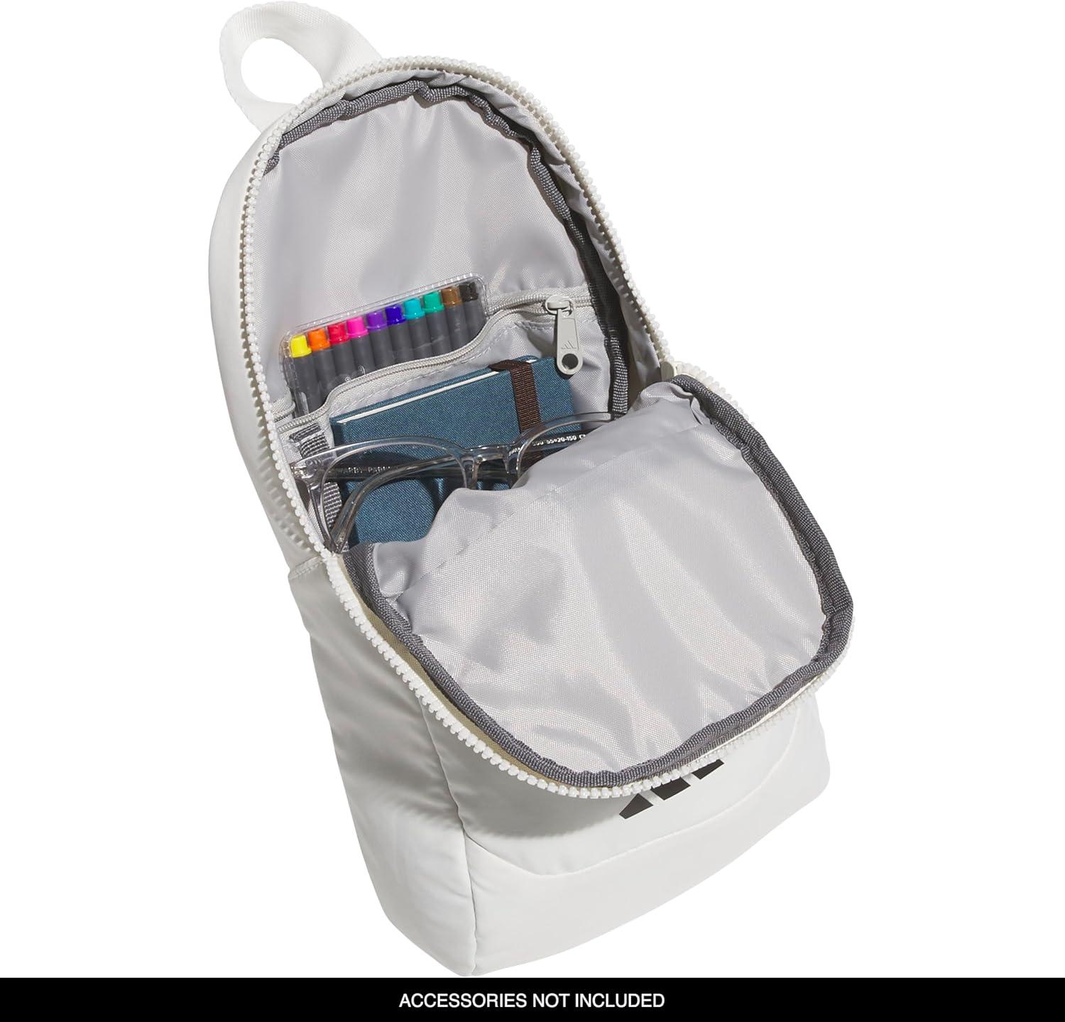 image:imageadidas Essentials Crossbody Athletic Sling Bag with Phone PocketOff WhiteBlack