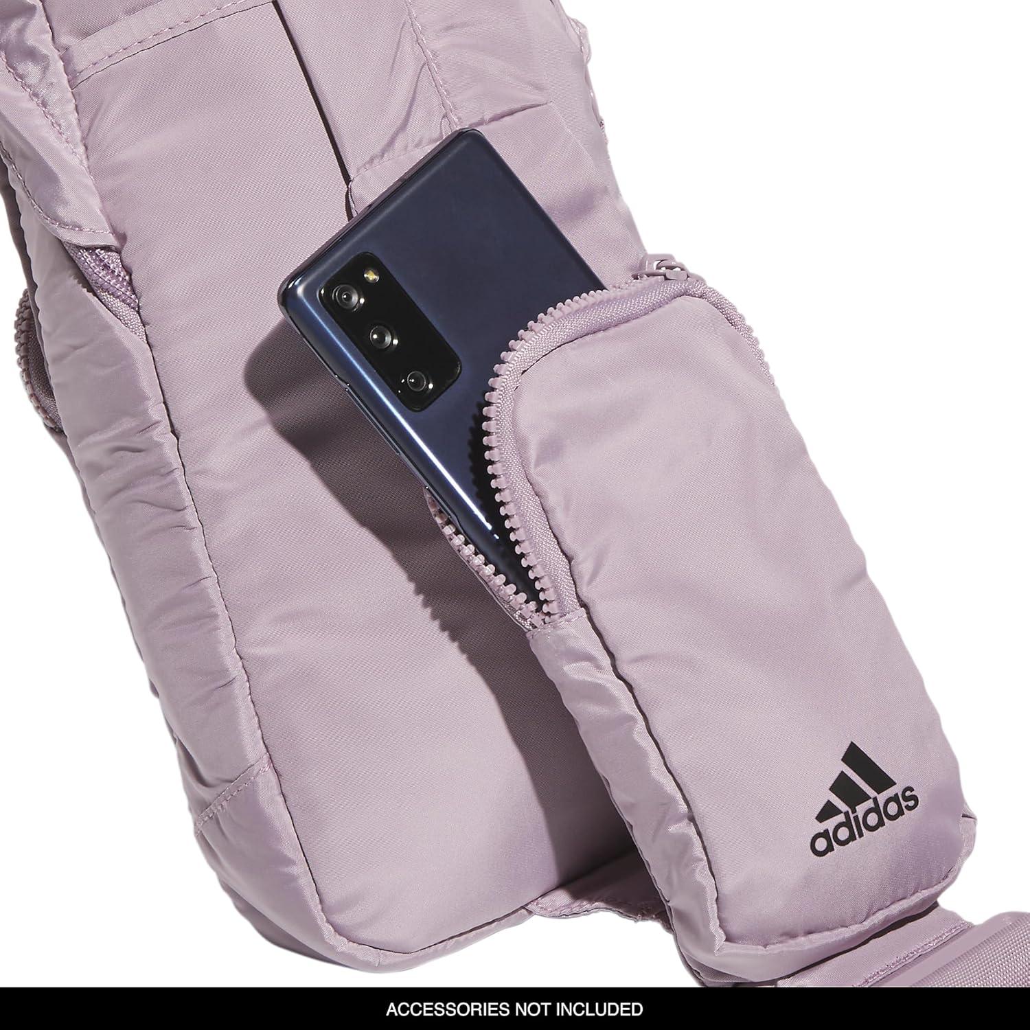 image:imageadidas Essentials Crossbody Athletic Sling Bag with Phone PocketPreloved Fig PurpleBlack20