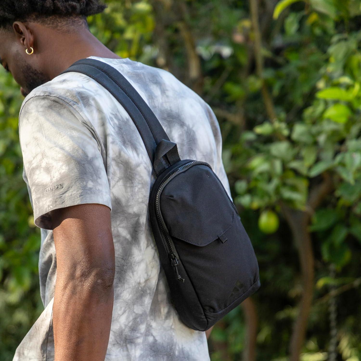 image:imageadidas Essentials Crossbody Athletic Sling Bag with Phone PocketSemi Court Green