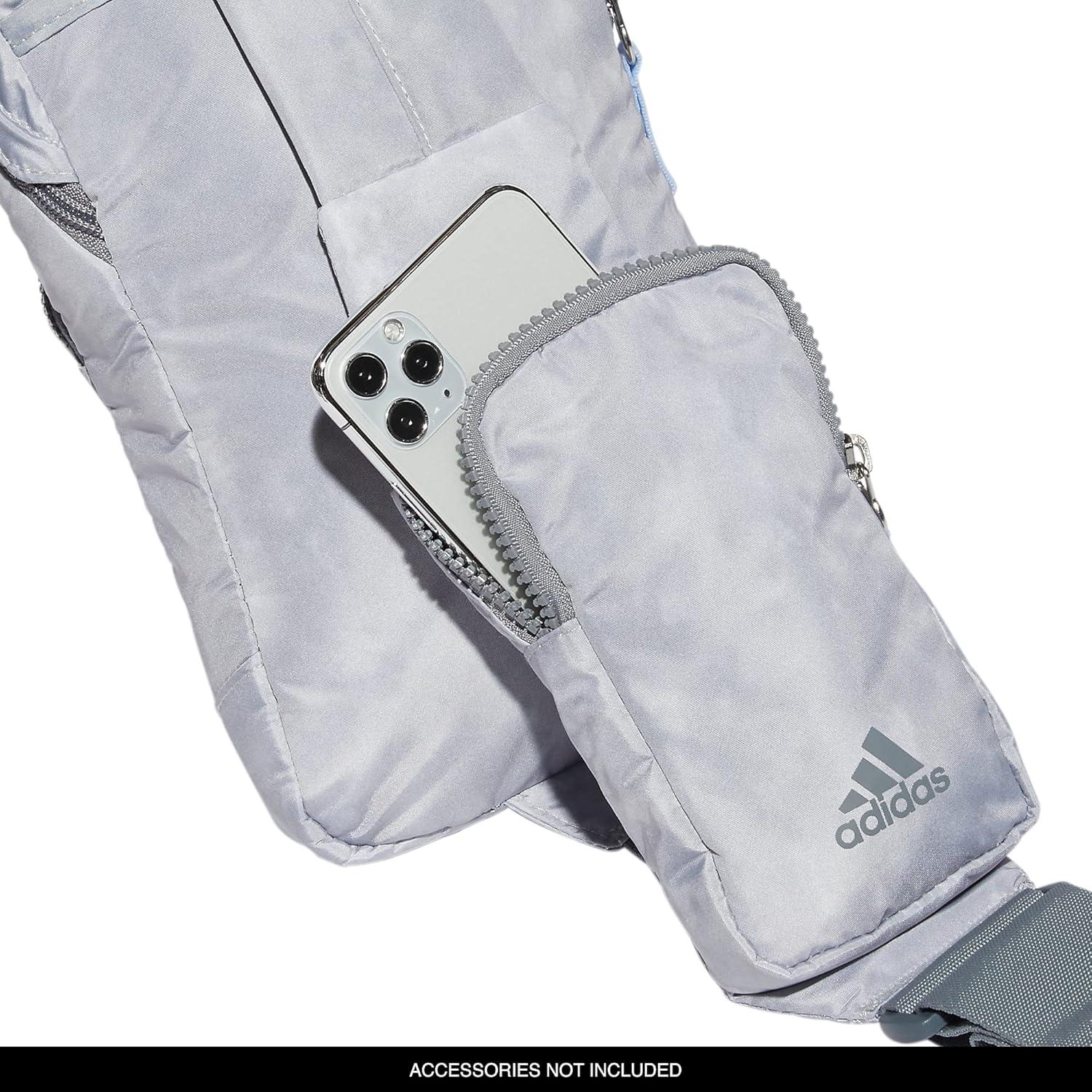image:imageadidas Essentials Crossbody Athletic Sling Bag with Phone PocketStone Wash GreyBlue Dawn20