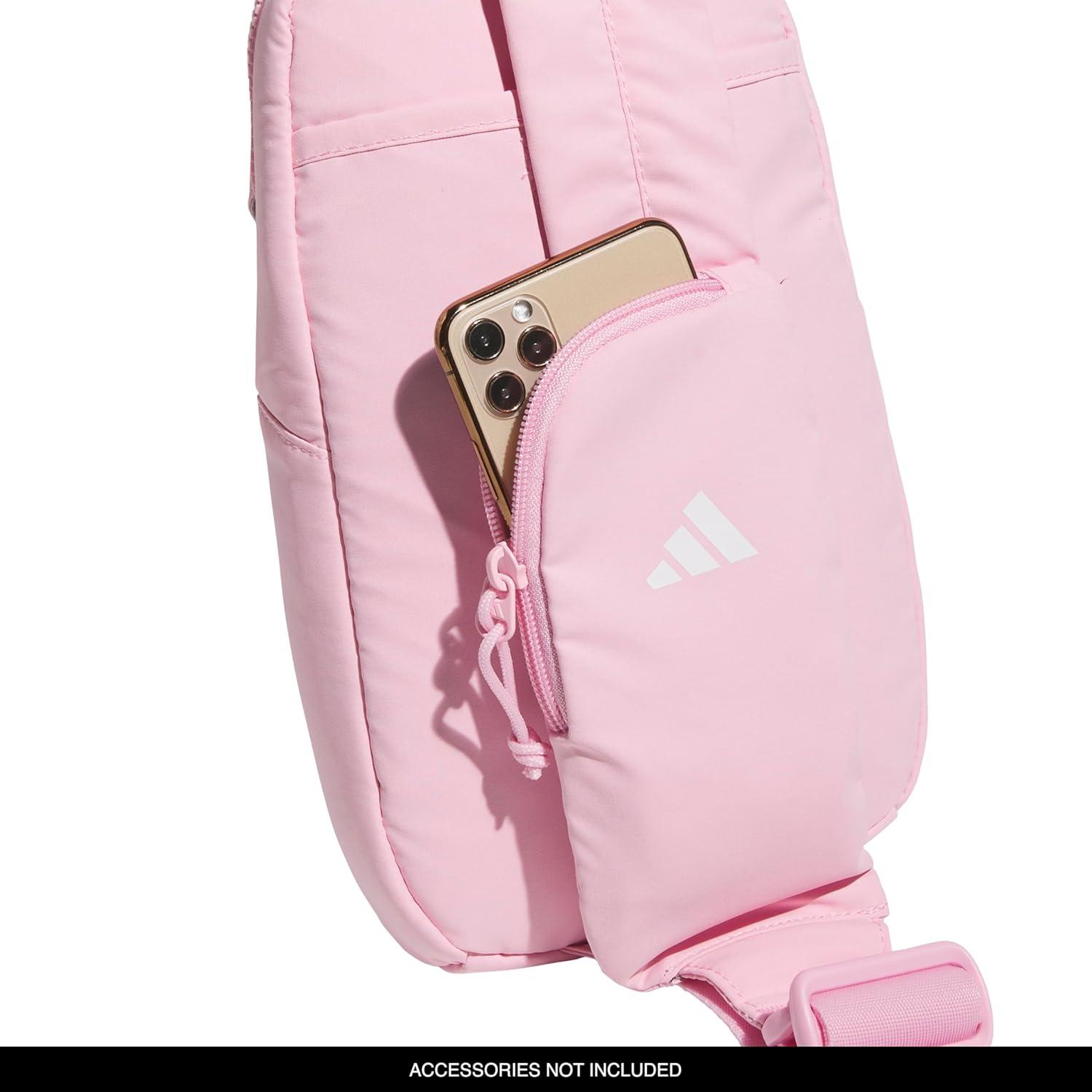 image:imageadidas Essentials Crossbody Athletic Sling Bag with Phone PocketTrue Pink