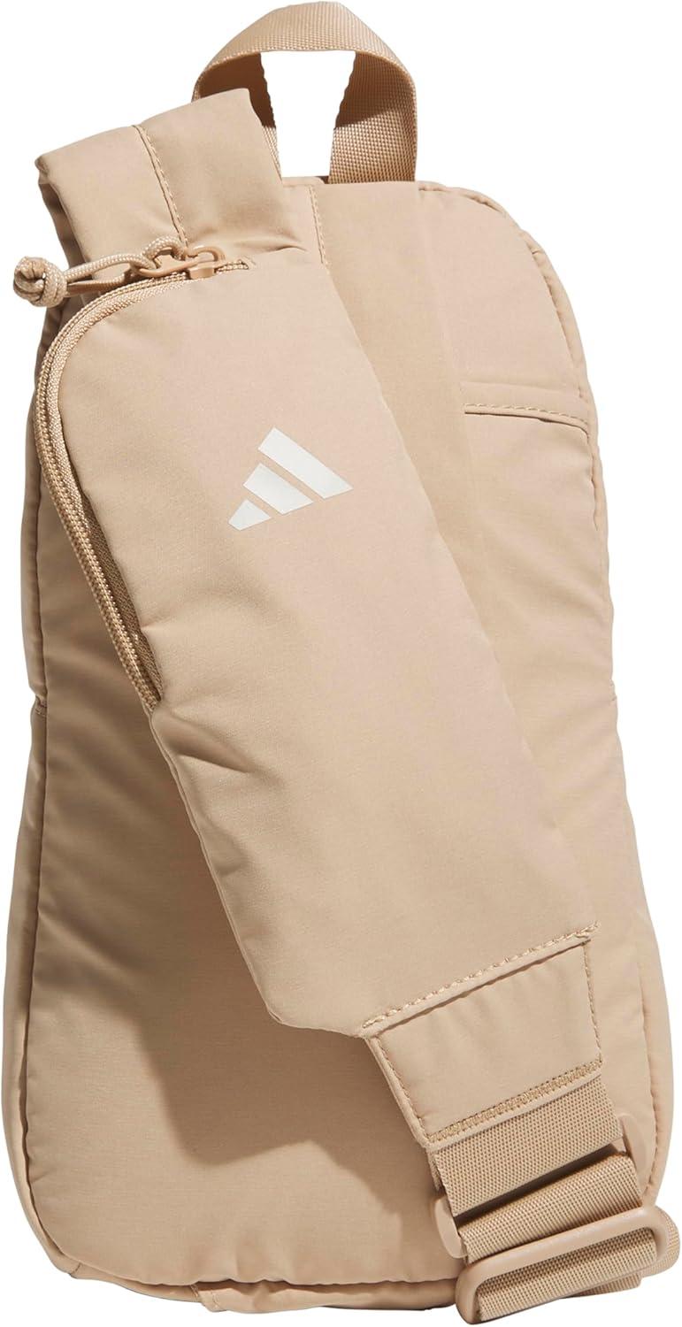 image:imageadidas Essentials Crossbody Athletic Sling Bag with Phone PocketWarm Sandstone BeigeWonder Alumina Grey