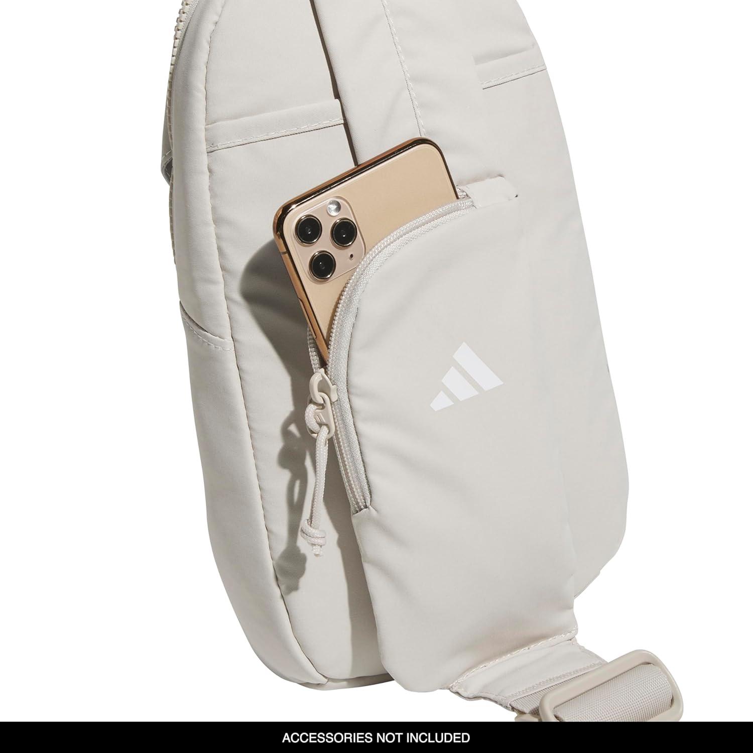 image:imageadidas Essentials Crossbody Athletic Sling Bag with Phone PocketWonder Alumina Grey