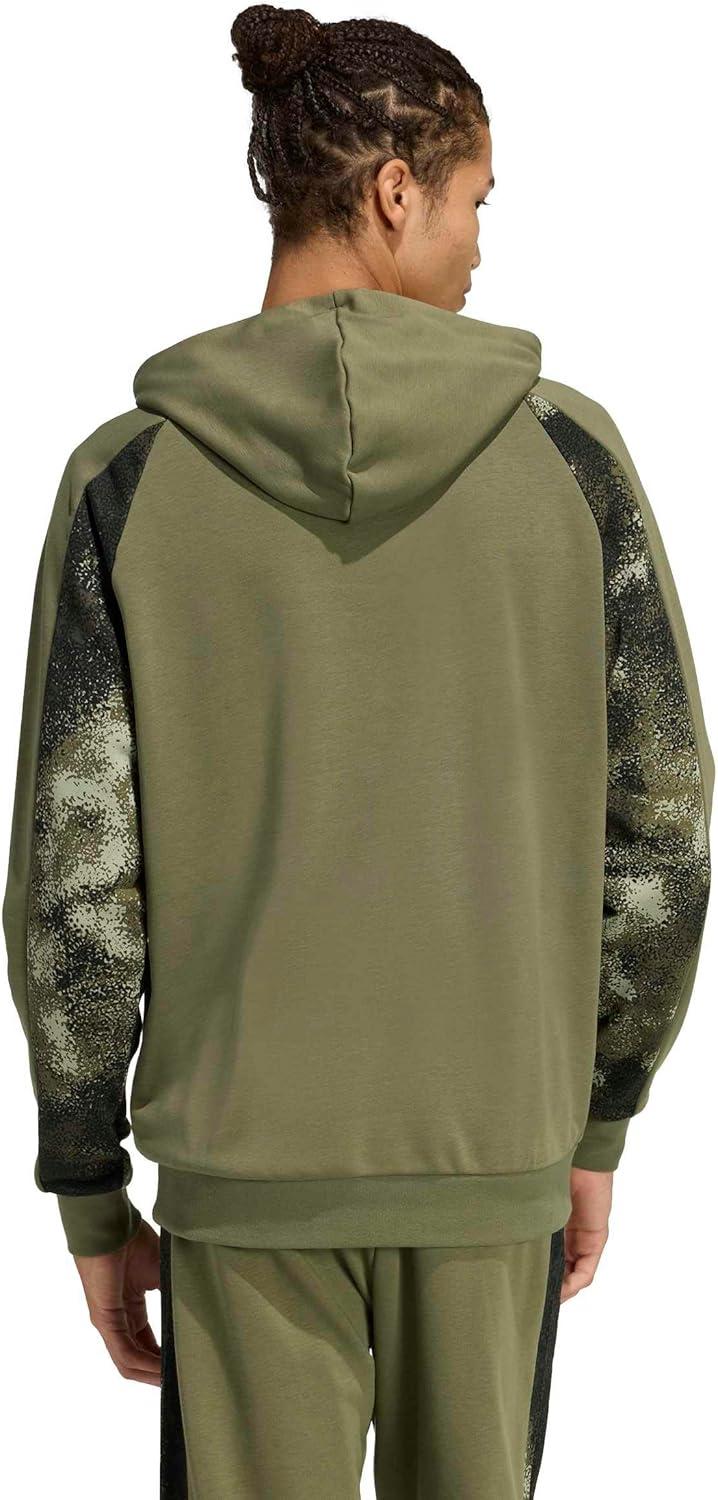 image:imageadidas Mens Camouflage HoodieOlive StrataMulticolor