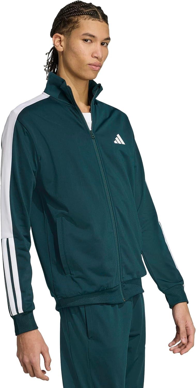 image:imageadidas Mens Colorblock Track TopAurora IvyWhite