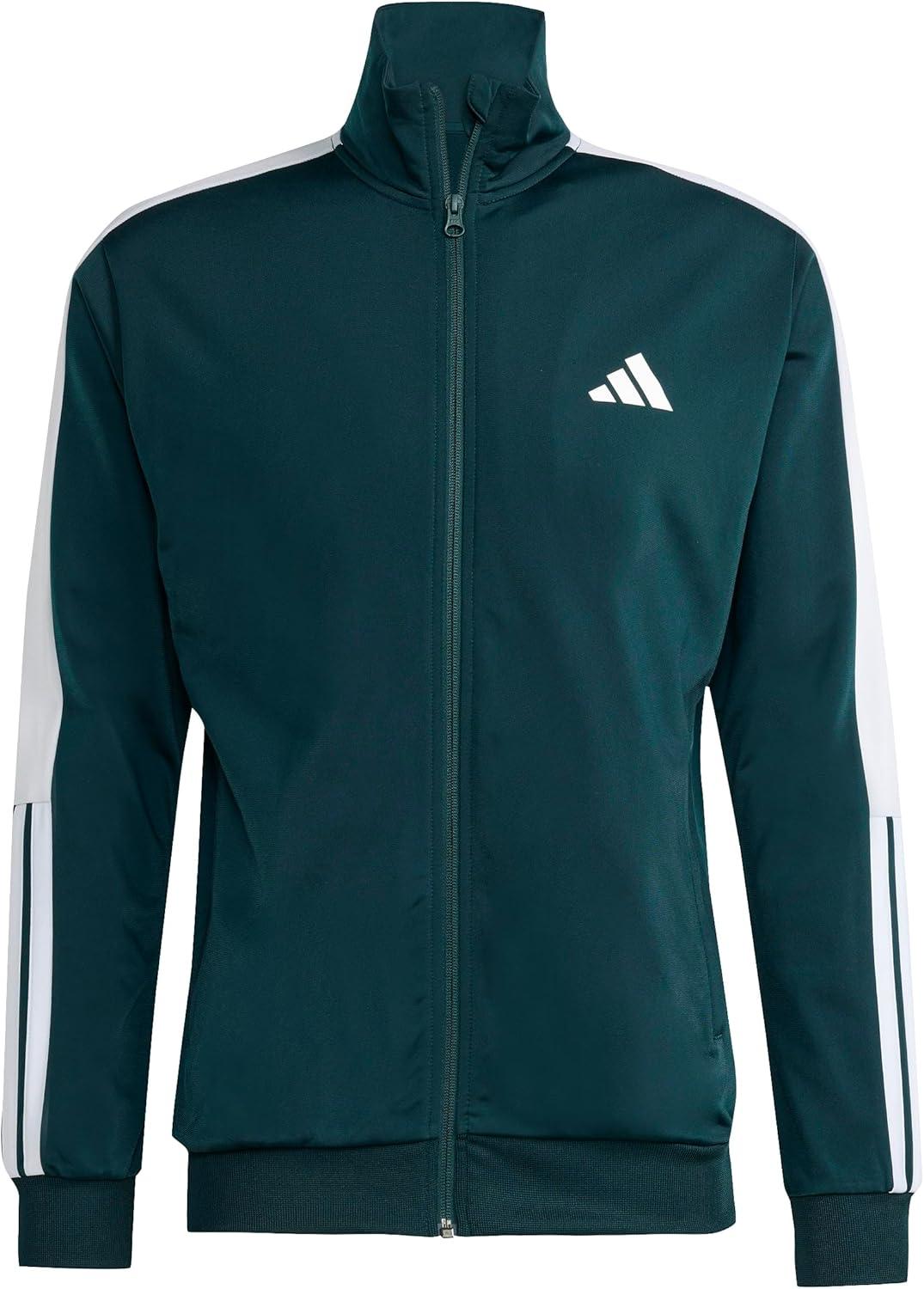 image:imageadidas Mens Colorblock Track TopAurora IvyWhite