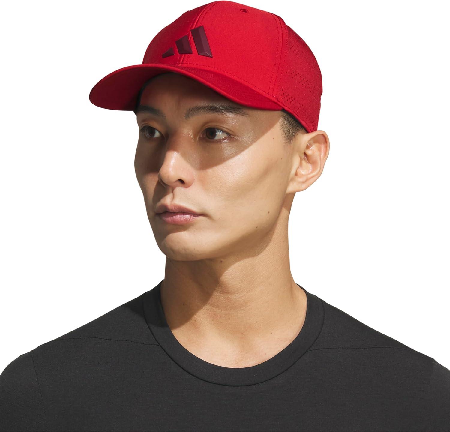 image:imageadidas Mens Gameday 5 Stretch Fit Hat Athletic Structured Baseball CapActive MaroonCollegiate Burgundy5