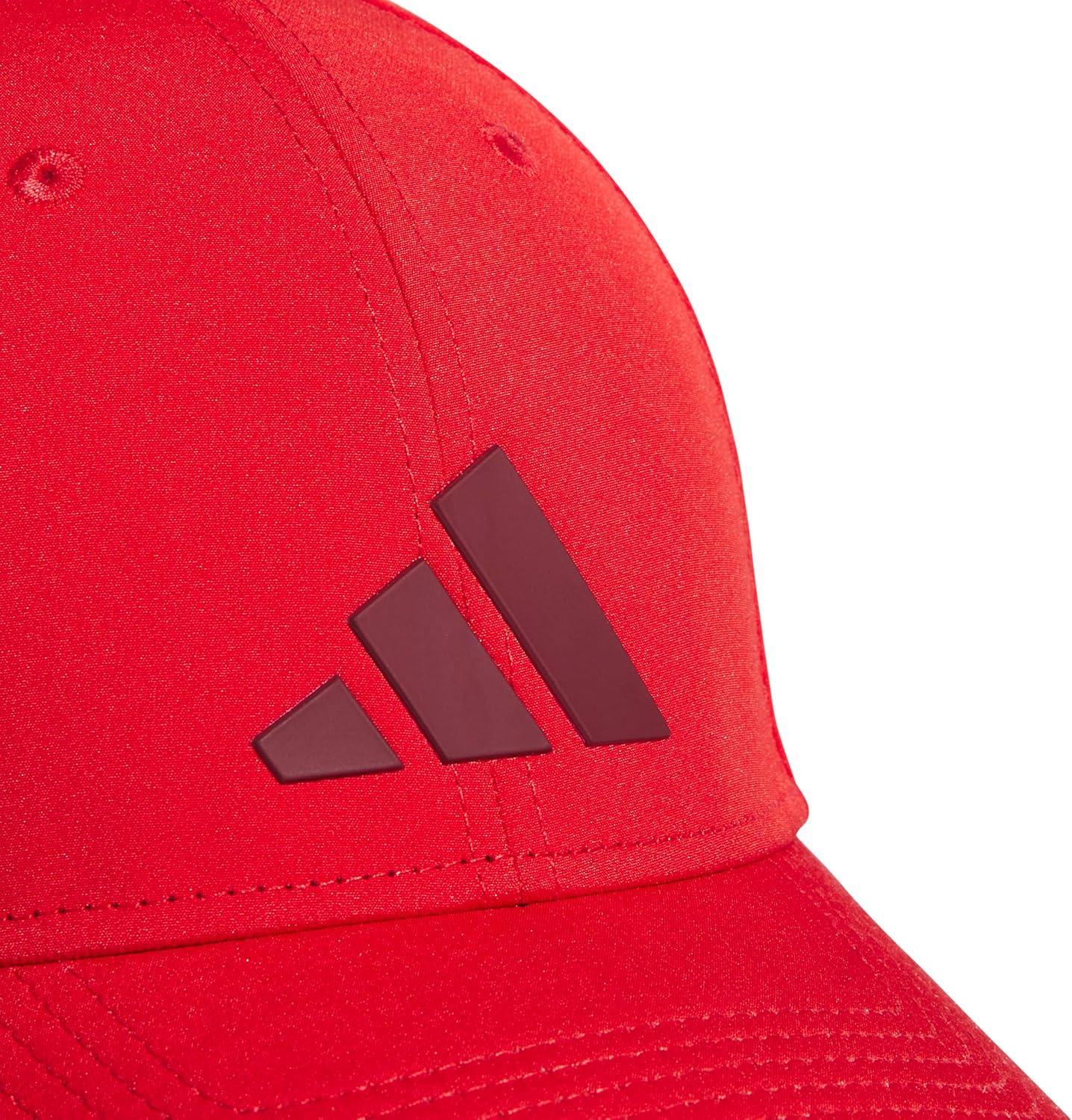 image:imageadidas Mens Gameday 5 Stretch Fit Hat Athletic Structured Baseball CapBetter ScarletShadow Red4
