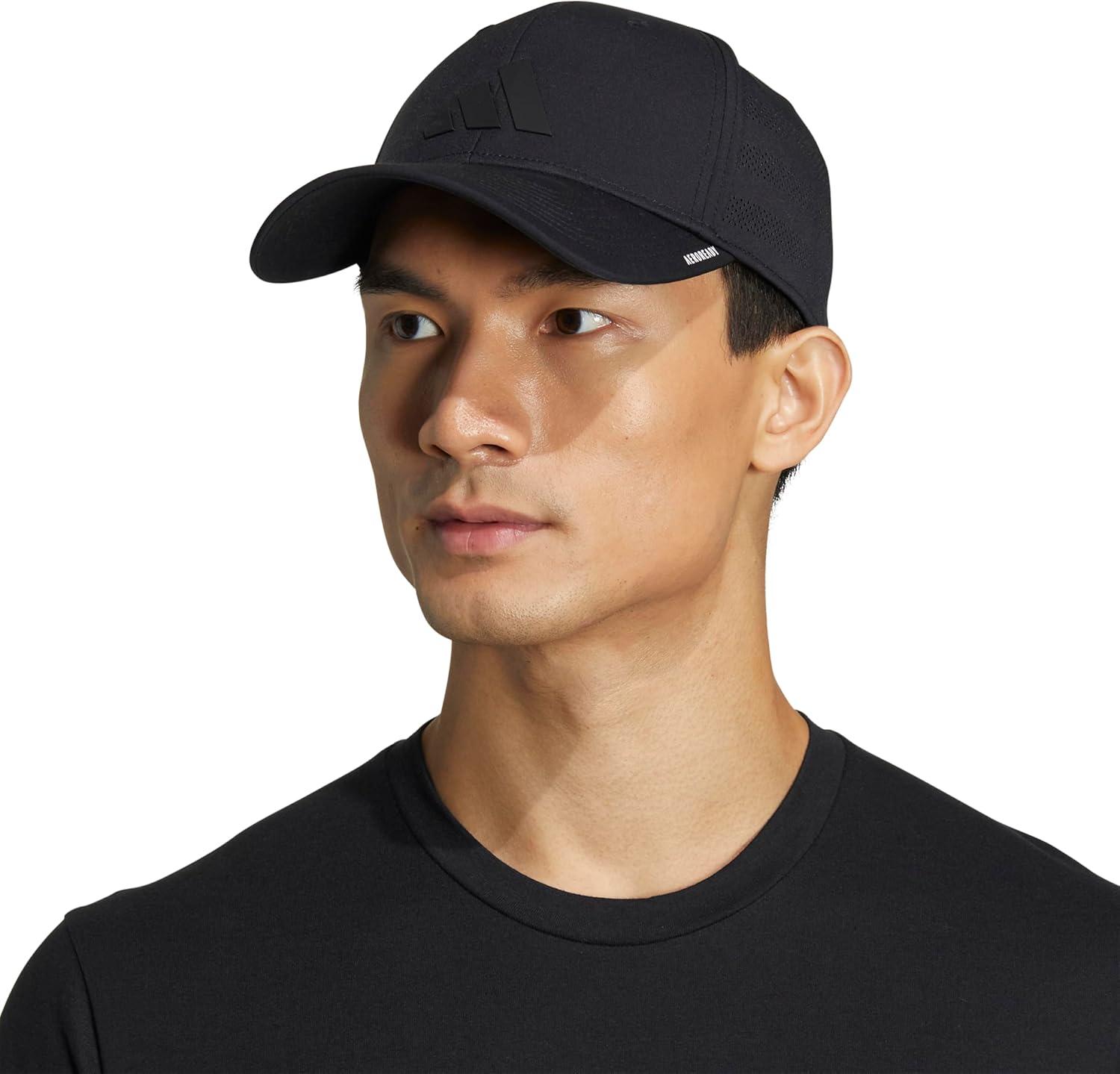 image:imageadidas Mens Gameday 5 Stretch Fit Hat Athletic Structured Baseball CapBlack4
