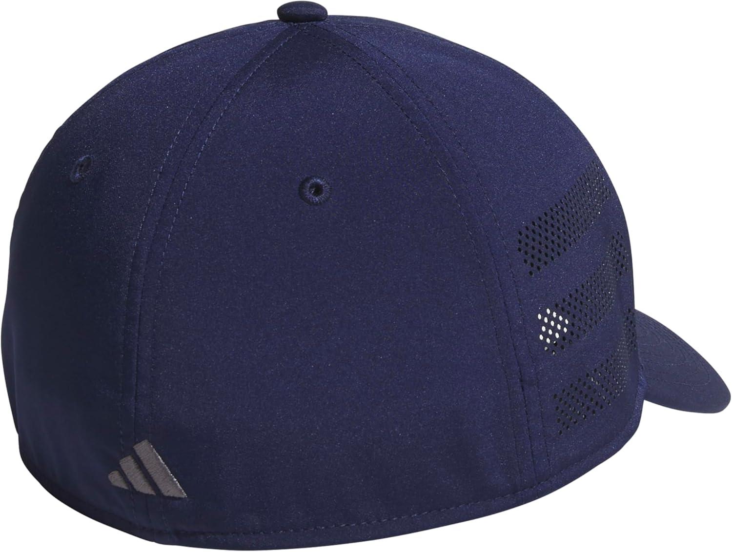 image:imageadidas Mens Gameday 5 Stretch Fit Hat Athletic Structured Baseball CapDark BlueOnix Grey4