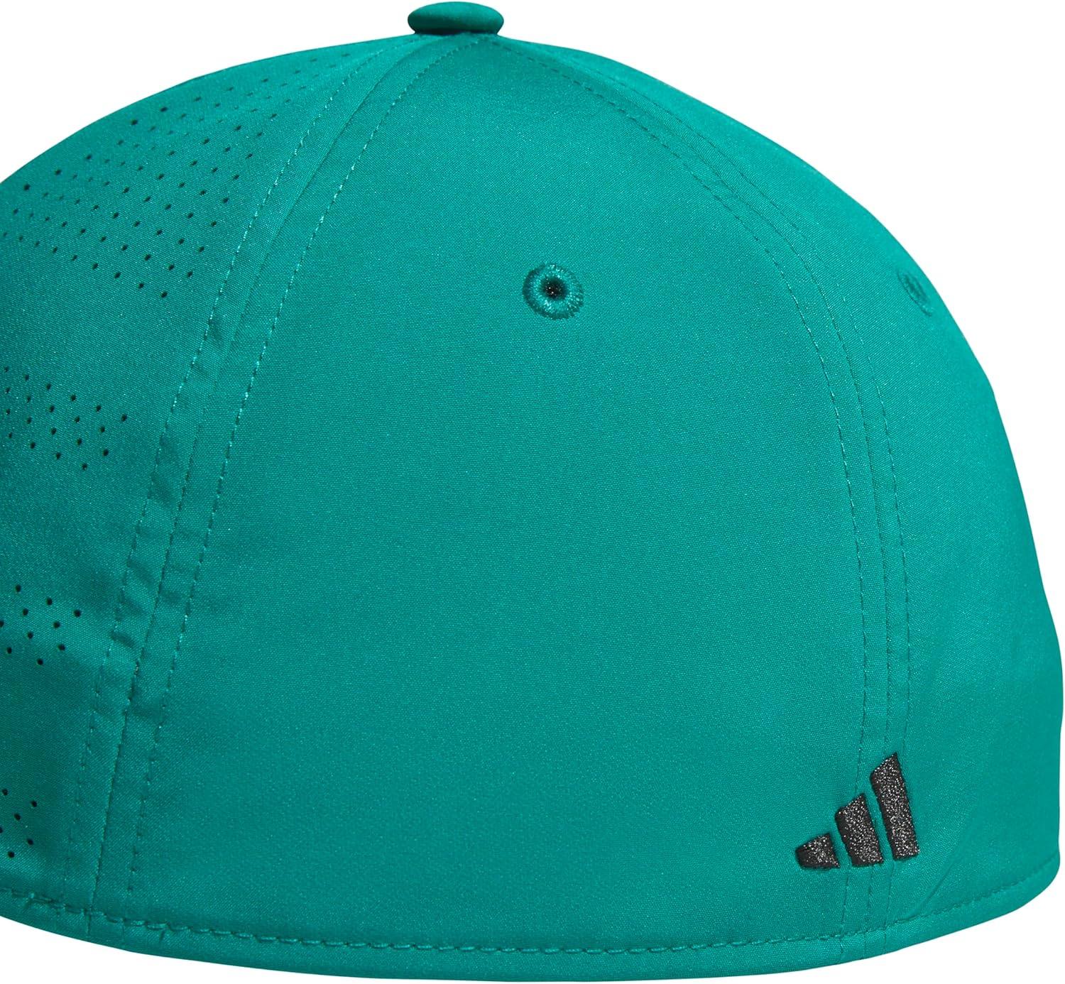 image:imageadidas Mens Gameday 5 Stretch Fit Hat Athletic Structured Baseball CapEqt GreenBlack5
