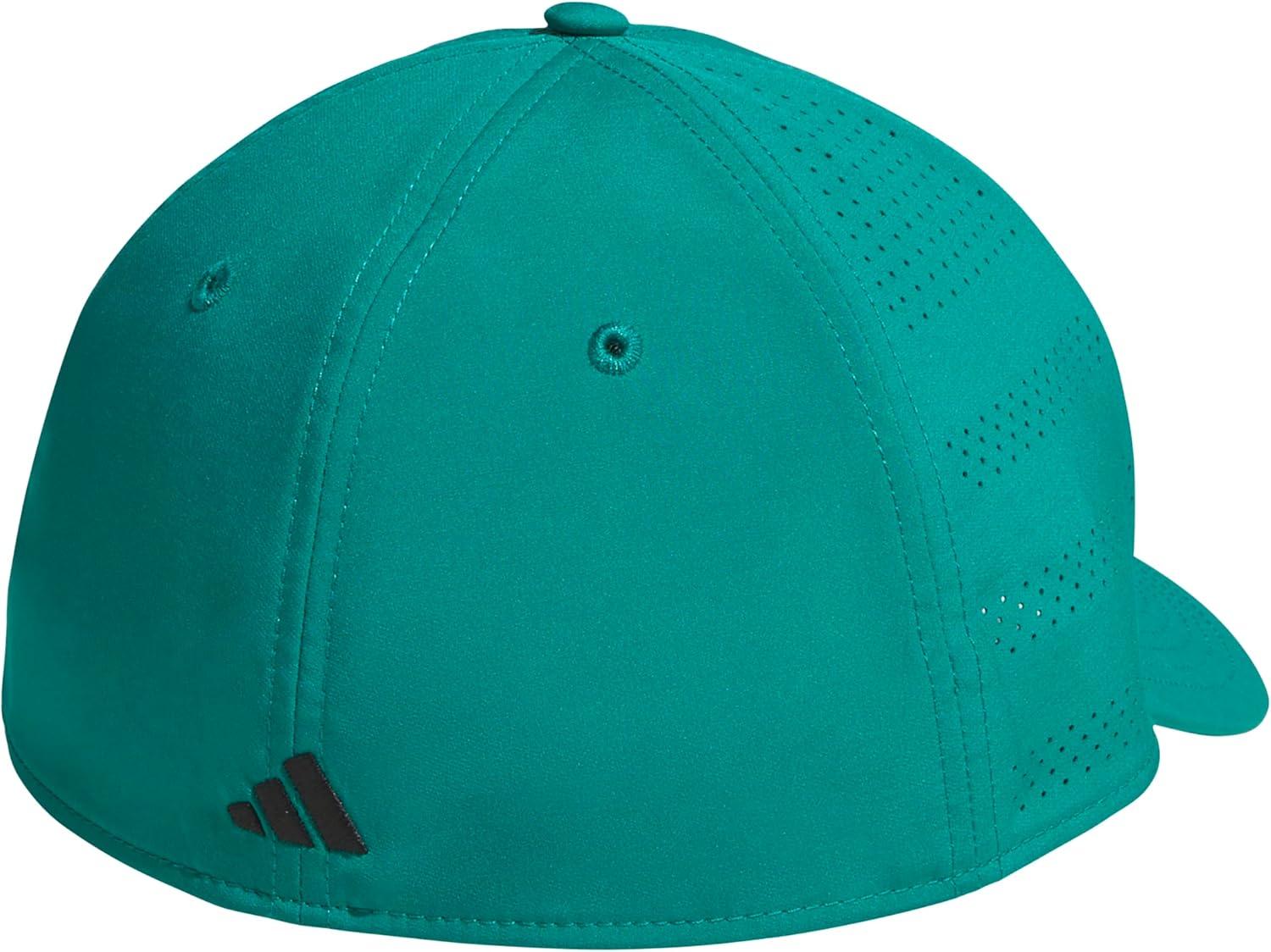 image:imageadidas Mens Gameday 5 Stretch Fit Hat Athletic Structured Baseball CapEqt GreenBlack5