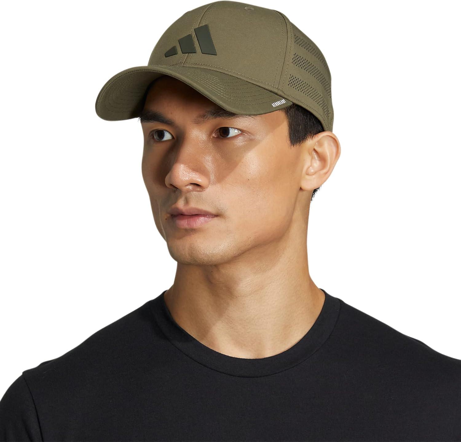 image:imageadidas Mens Gameday 5 Stretch Fit Hat Athletic Structured Baseball CapOlive Strata GreenShadow Olive Green4
