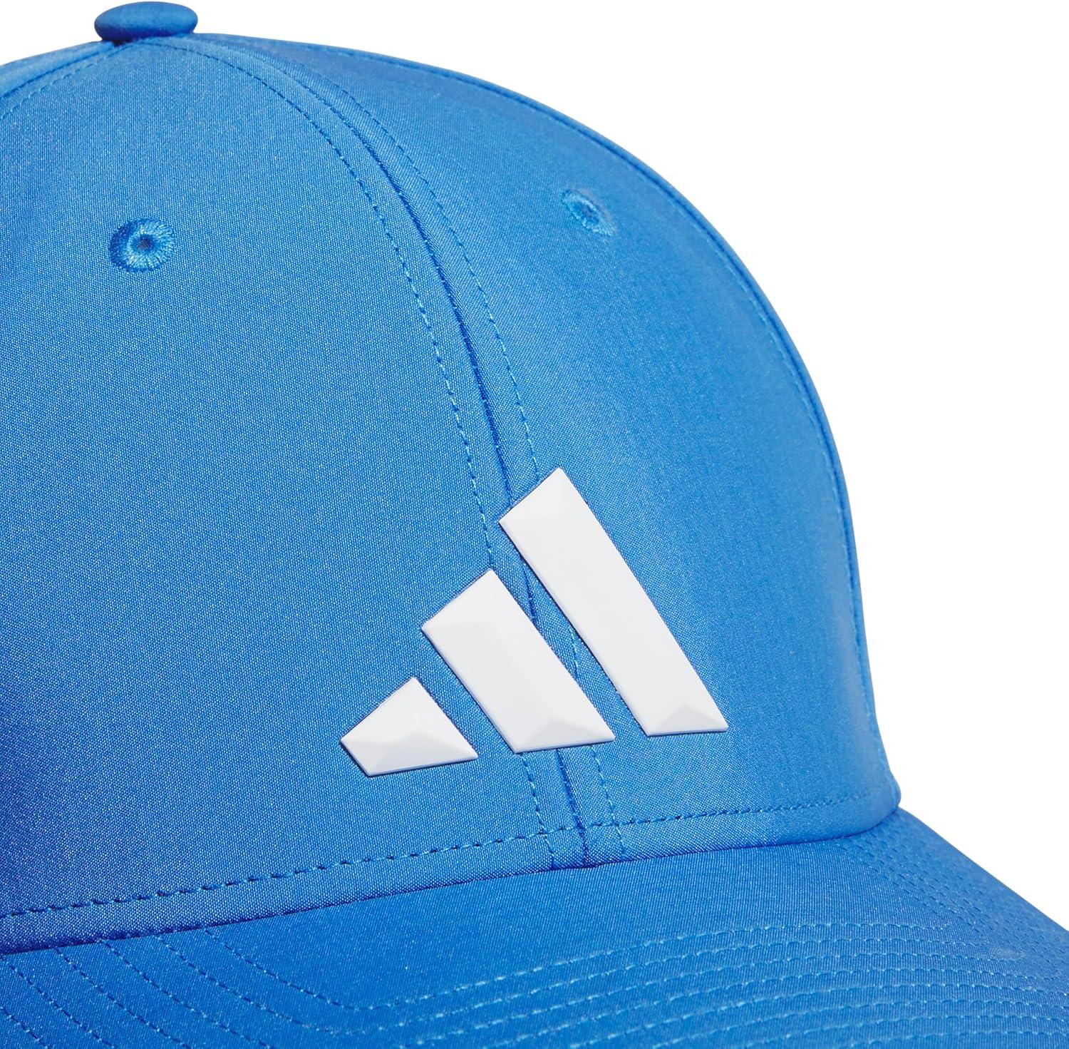 image:imageadidas Mens Gameday 5 Stretch Fit Hat Athletic Structured Baseball CapRay BlueWhite5