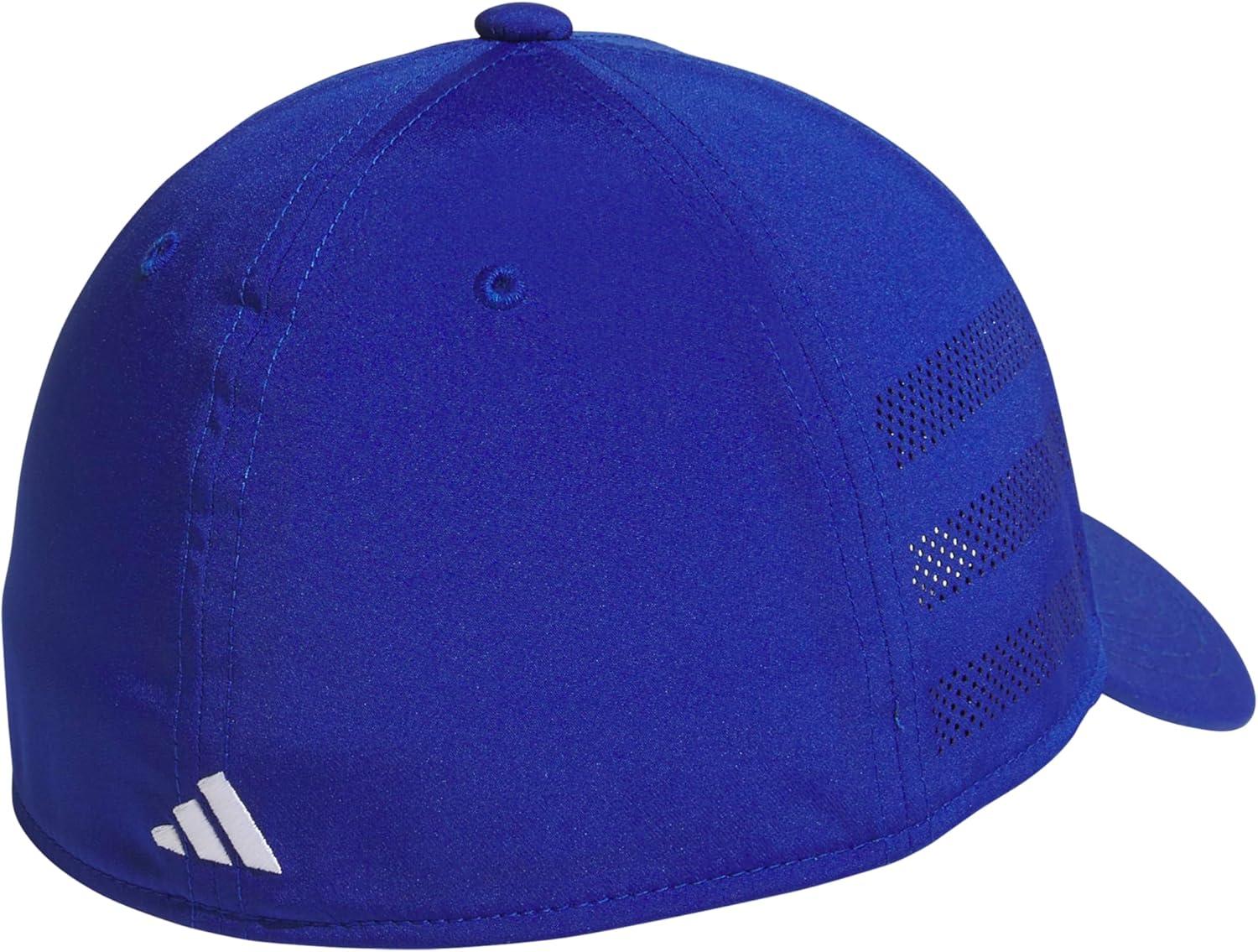 image:imageadidas Mens Gameday 5 Stretch Fit Hat Athletic Structured Baseball CapTeam Royal BlueWhite4