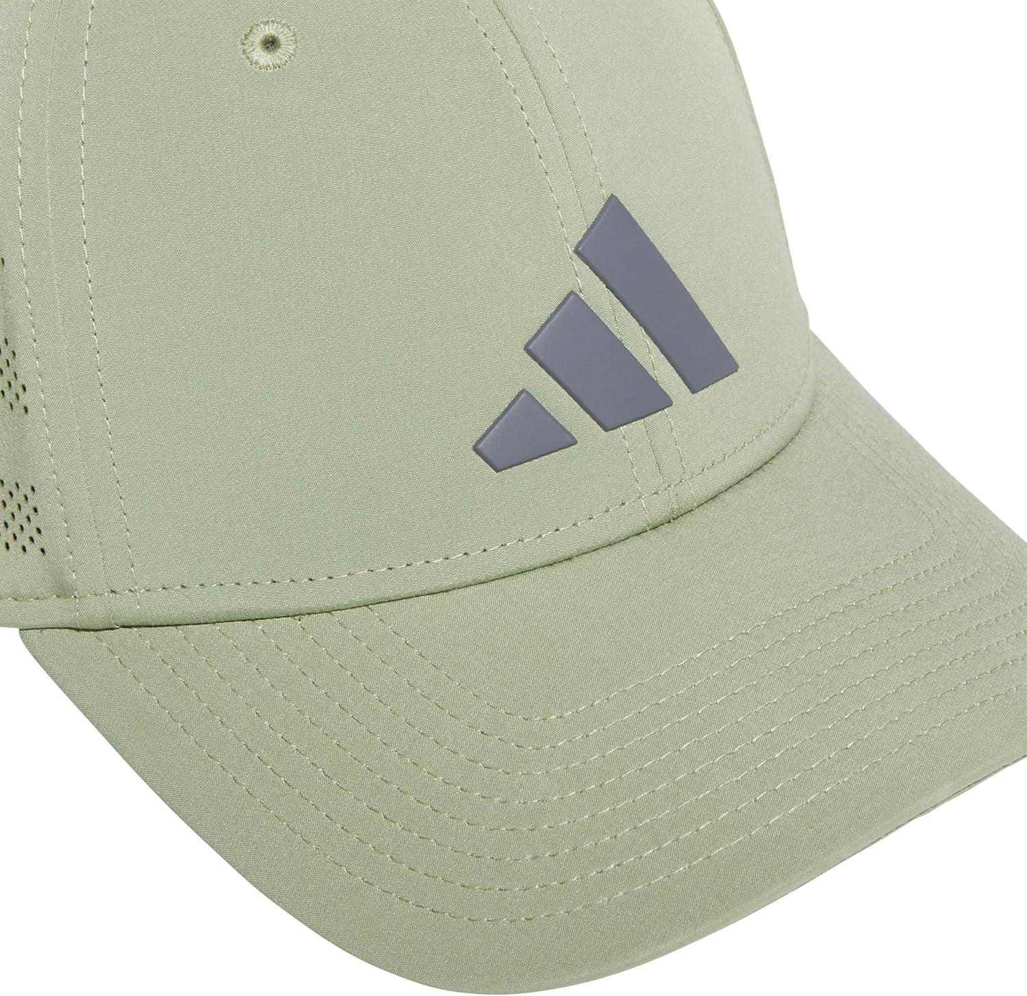 image:imageadidas Mens Gameday 5 Stretch Fit Hat Athletic Structured Baseball CapTent GreenGrey Five4