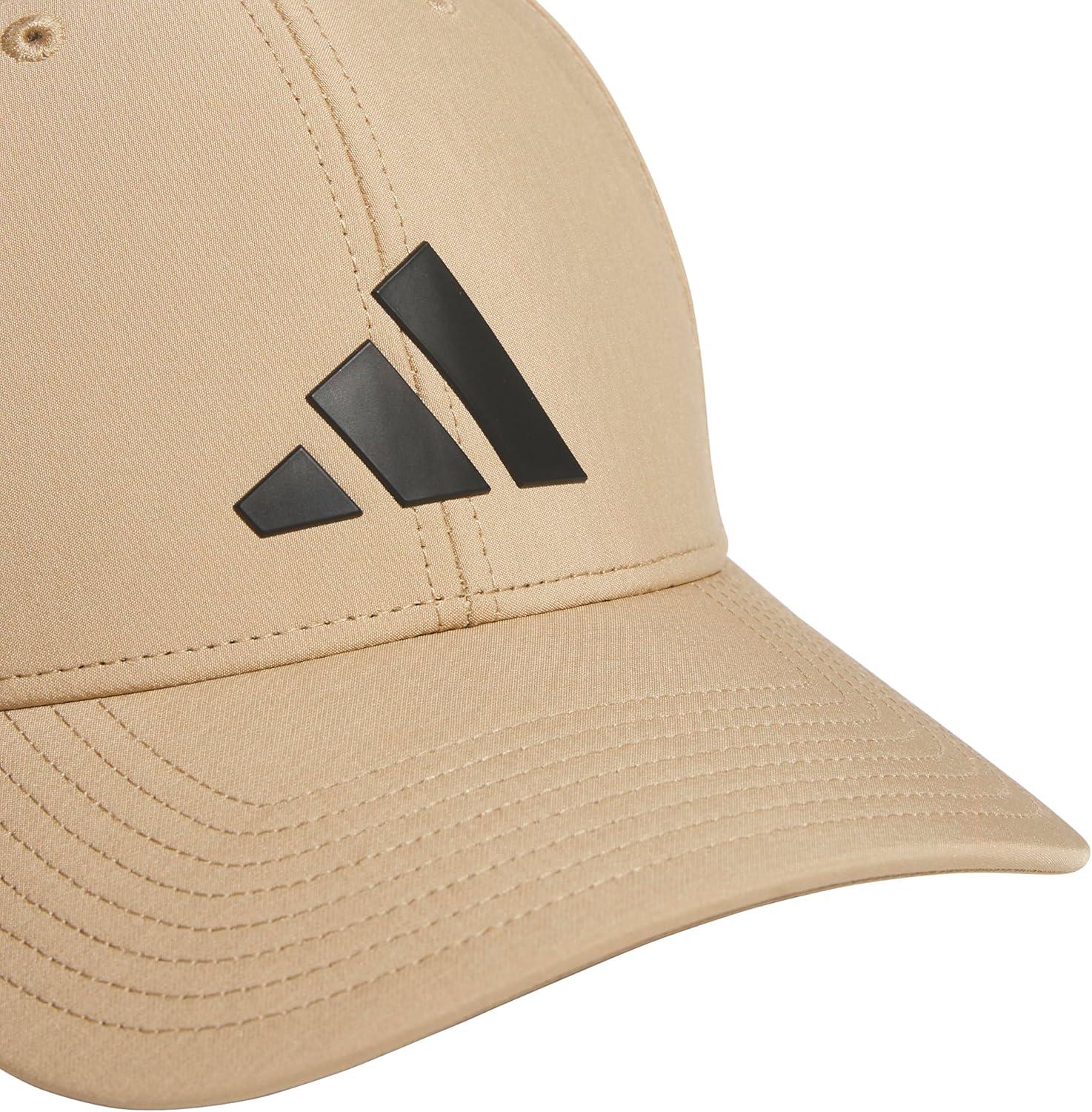 image:imageadidas Mens Gameday 5 Stretch Fit Hat Athletic Structured Baseball CapWarm Sandstone BeigeBlack4