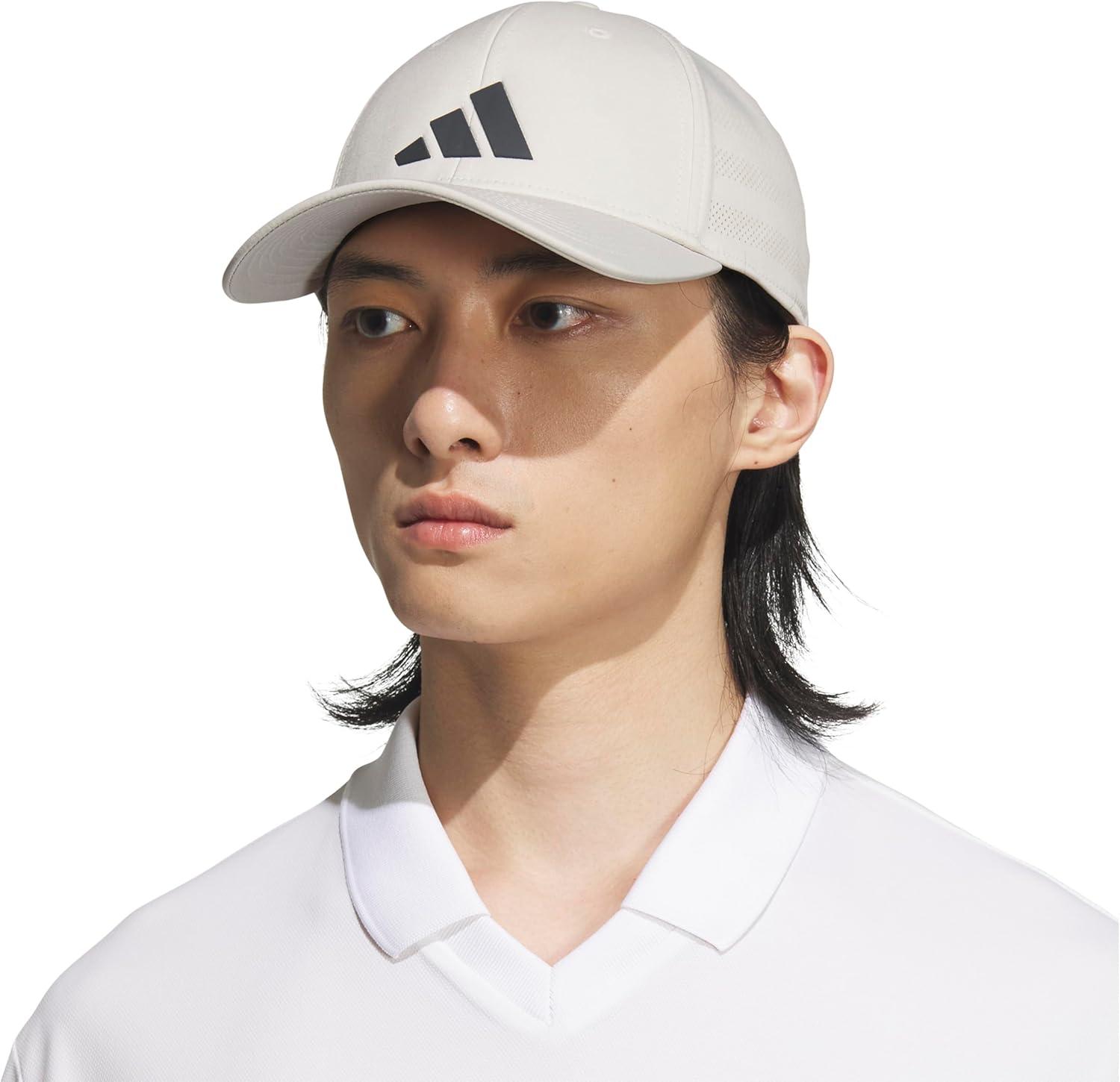 image:imageadidas Mens Gameday 5 Stretch Fit Hat Athletic Structured Baseball CapWonder Alumina GreyGrey Six4