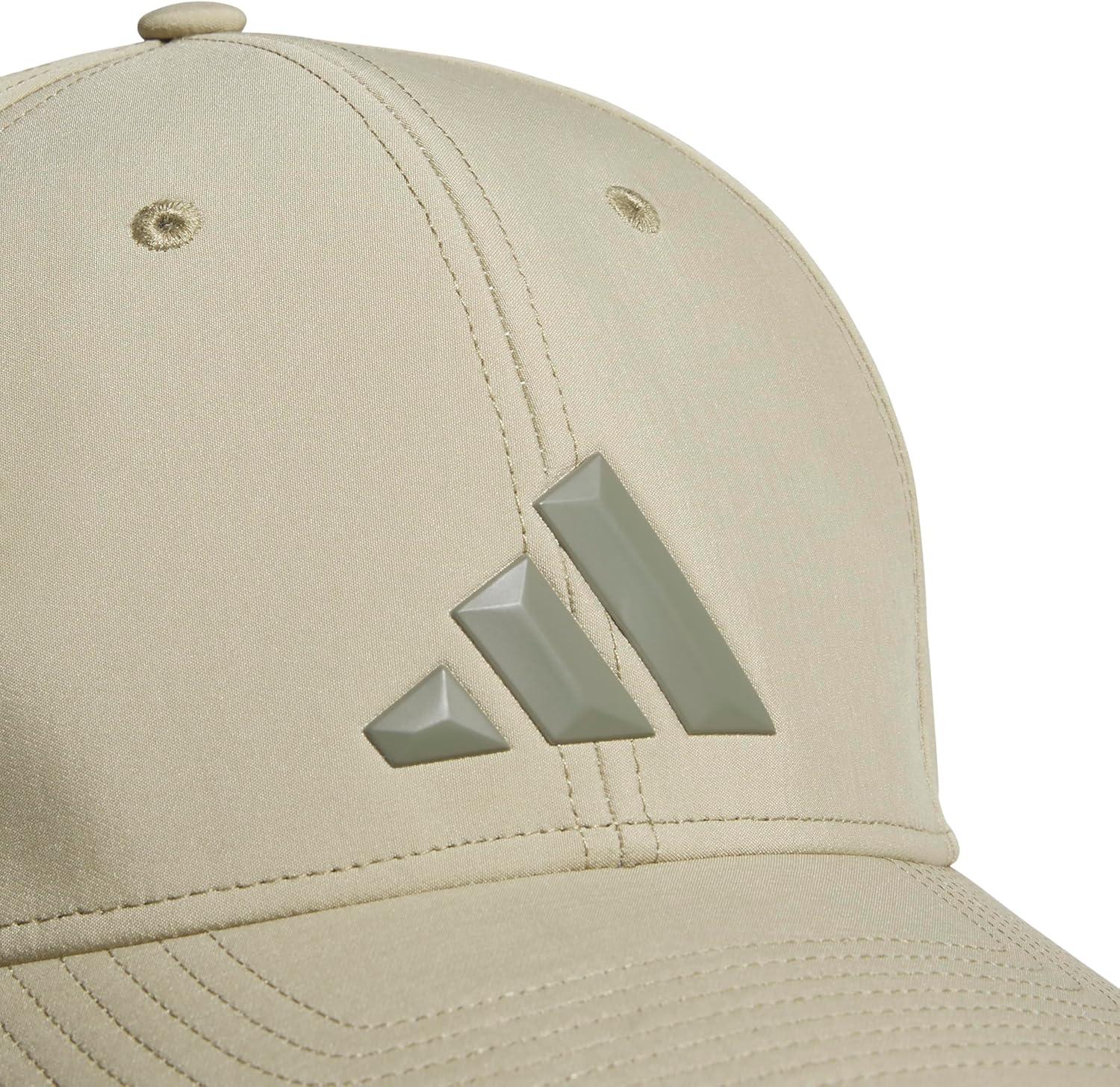 image:imageadidas Mens Gameday 5 Stretch Fit Hat Athletic Structured Baseball CapWonder Cargo KhakiClay Grey5