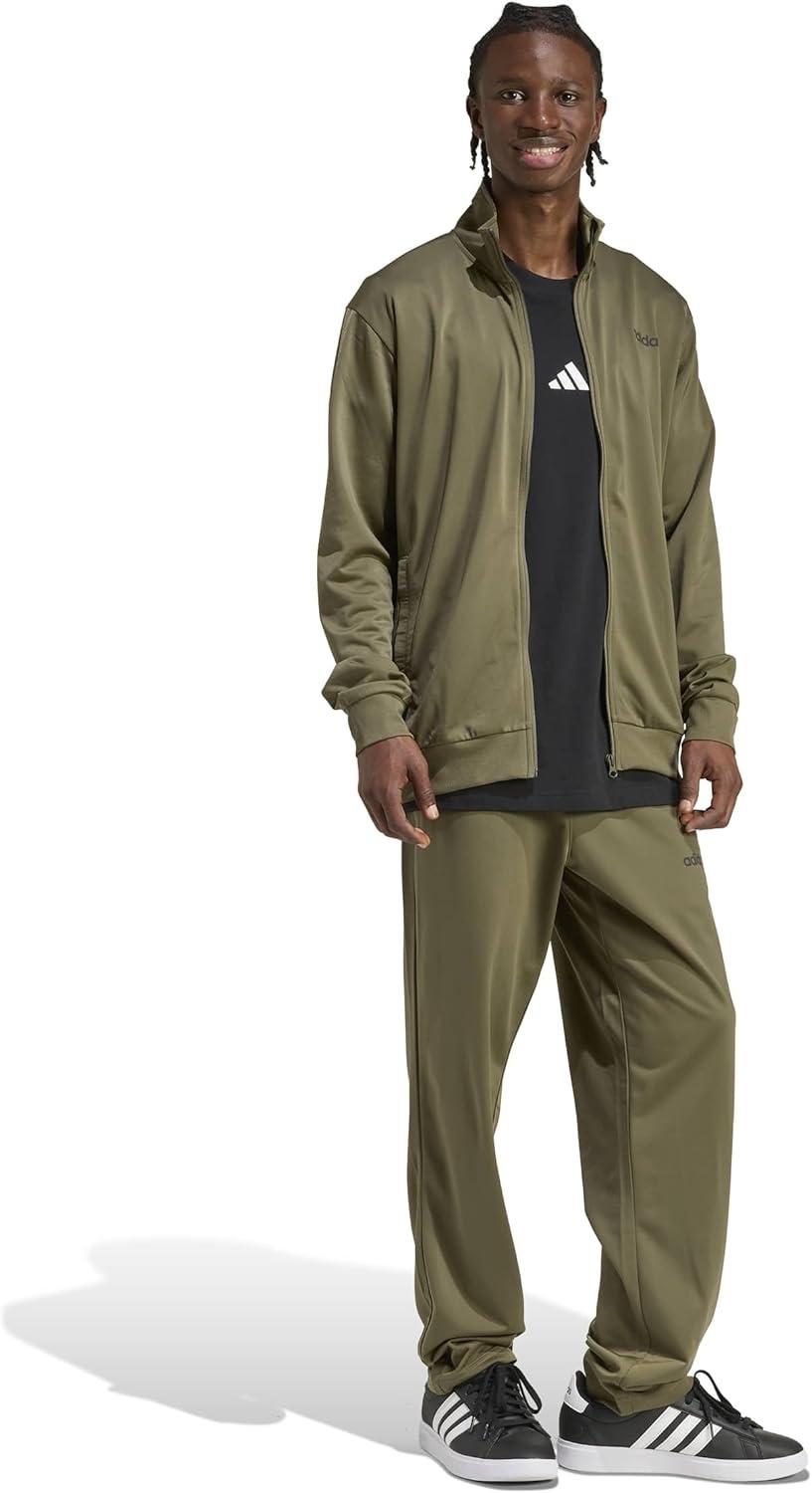 image:imageadidas Mens Train Linear Track SuitOlive Strata