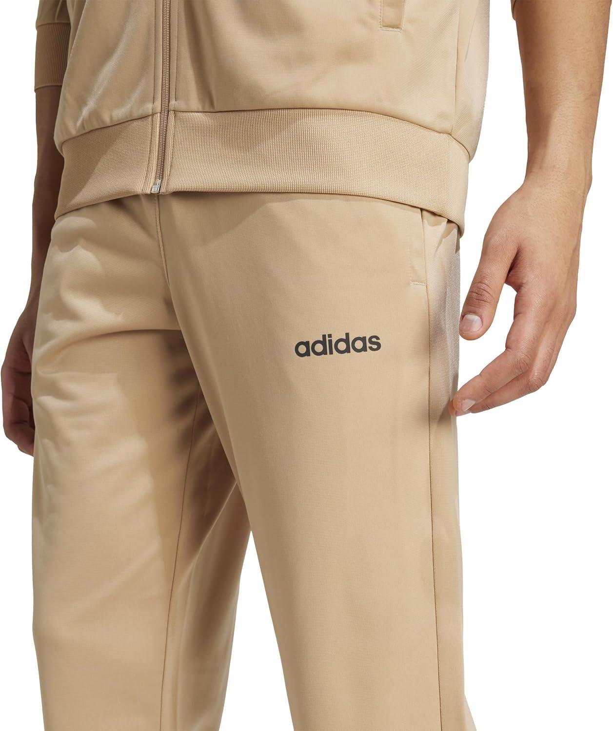 image:imageadidas Mens Train Linear Track SuitWarm Sandstone
