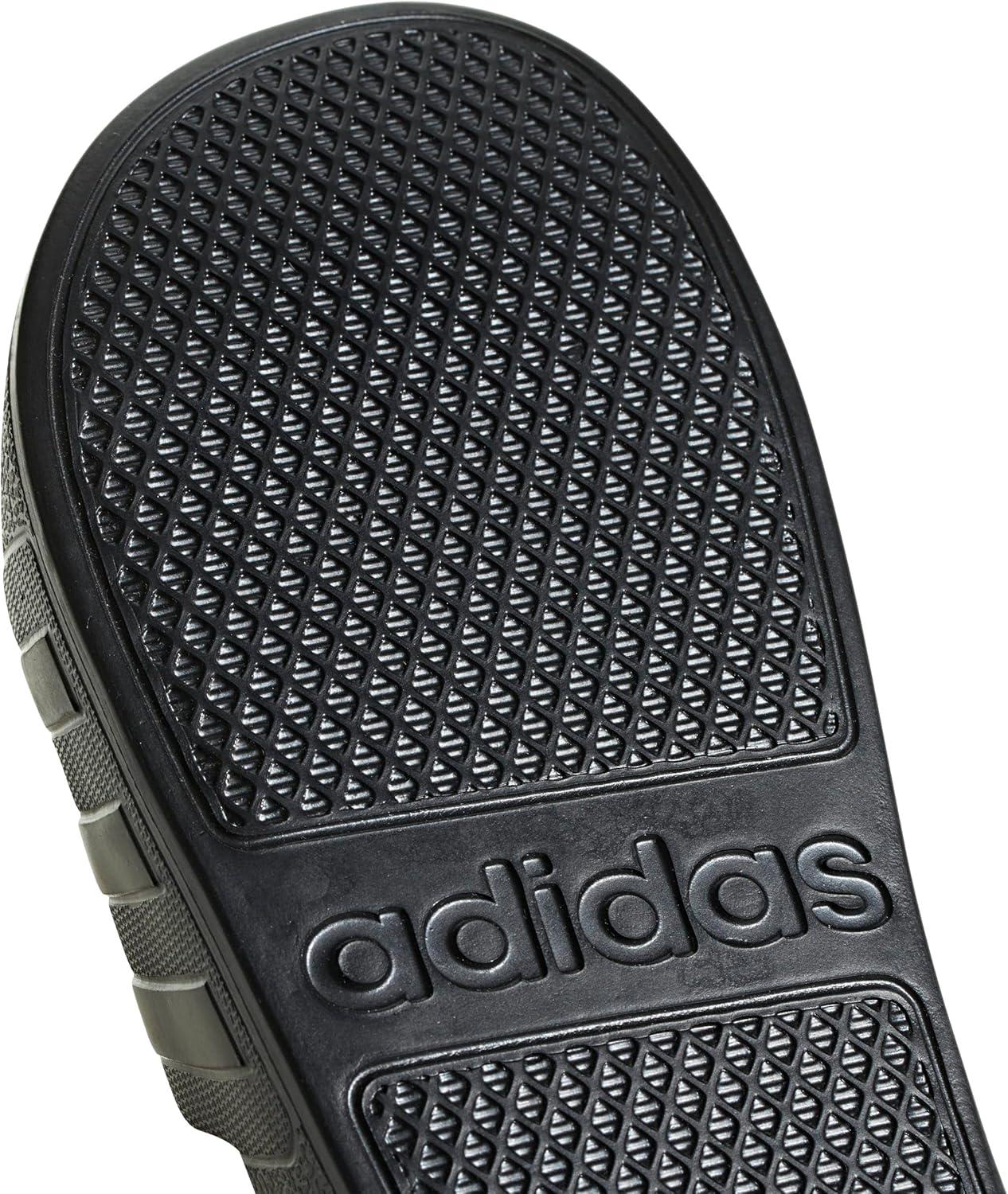 image:imageadidas Unisex Adult Adilette Aqua Slide SandalBlackBlackBlack2020