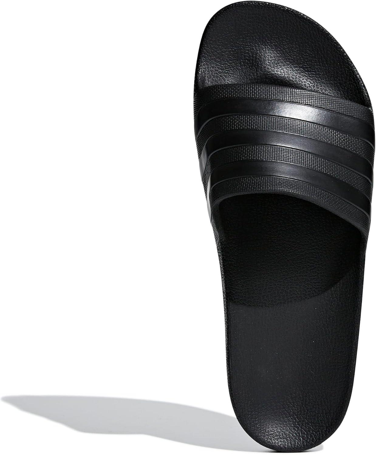image:imageadidas Unisex Adult Adilette Aqua Slide SandalBlackBlackBlack2020