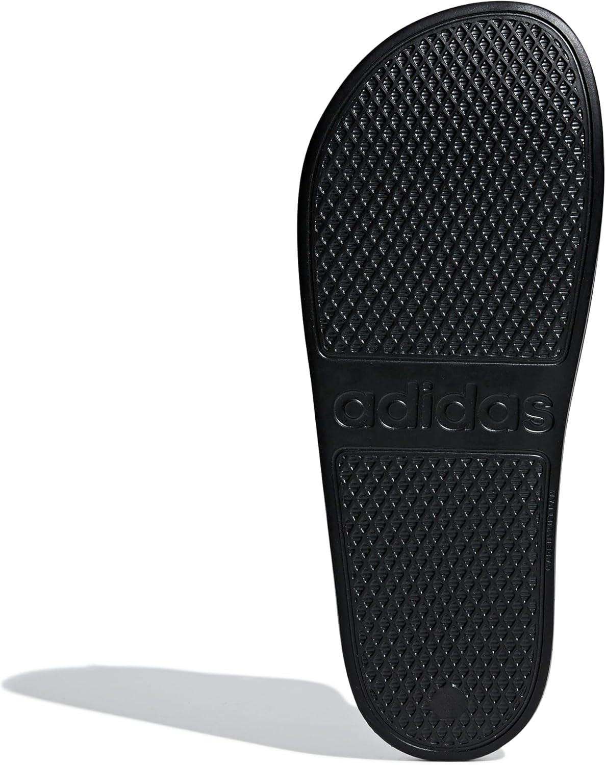 image:imageadidas Unisex Adult Adilette Aqua Slide SandalBlackBlackBlack2020