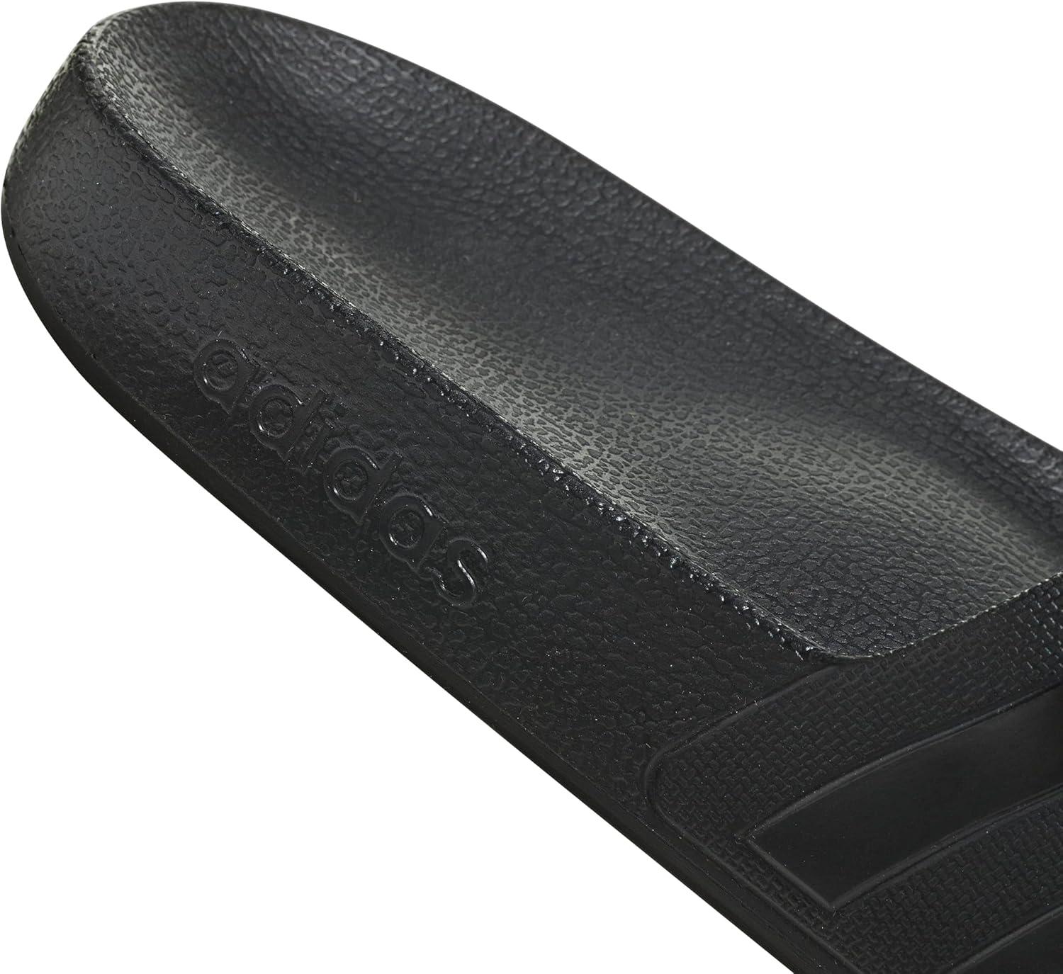 image:imageadidas Unisex Adult Adilette Aqua Slide SandalBlackBlackBlack2020