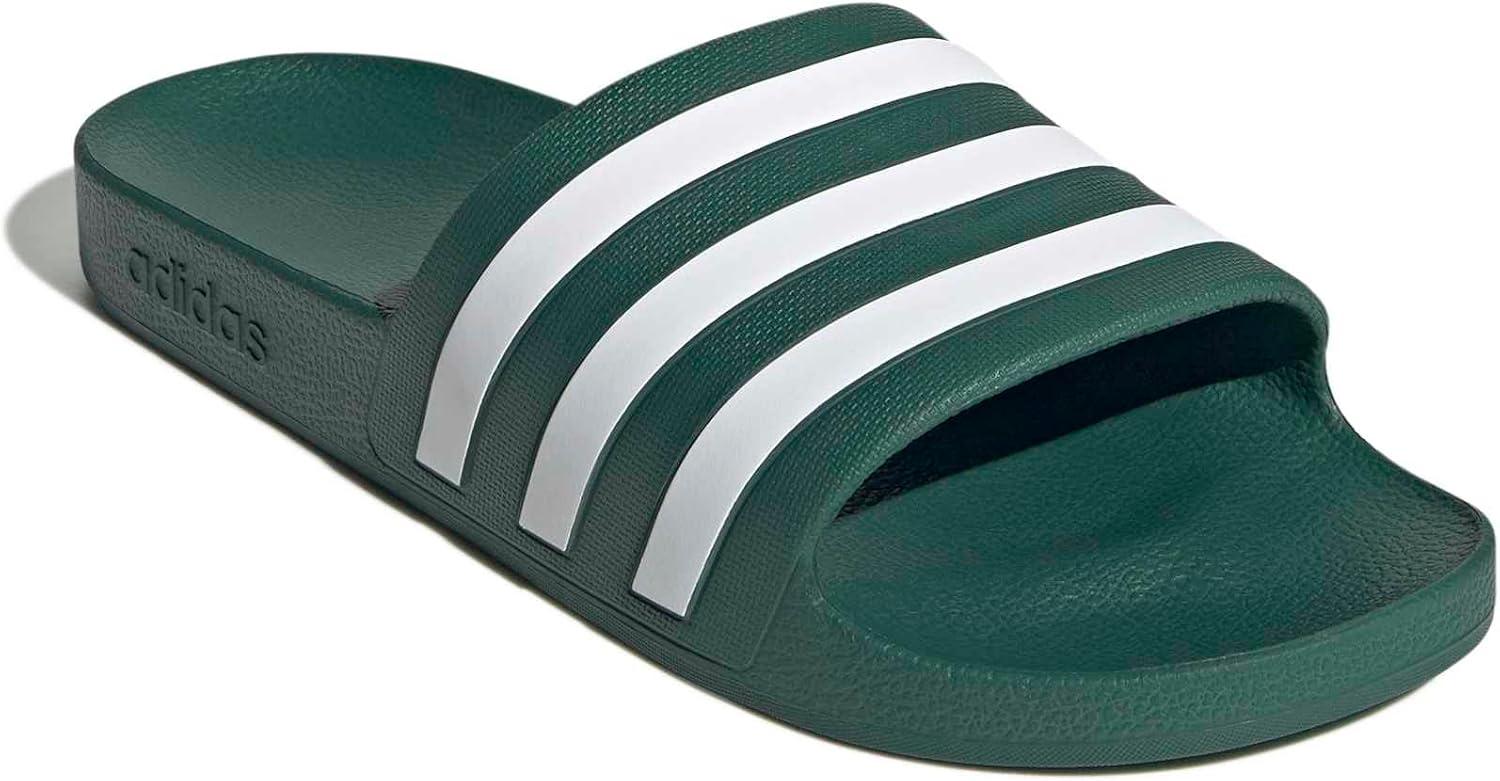 image:imageadidas Unisex Adult Adilette Aqua Slide SandalCollegiate GreenWhite