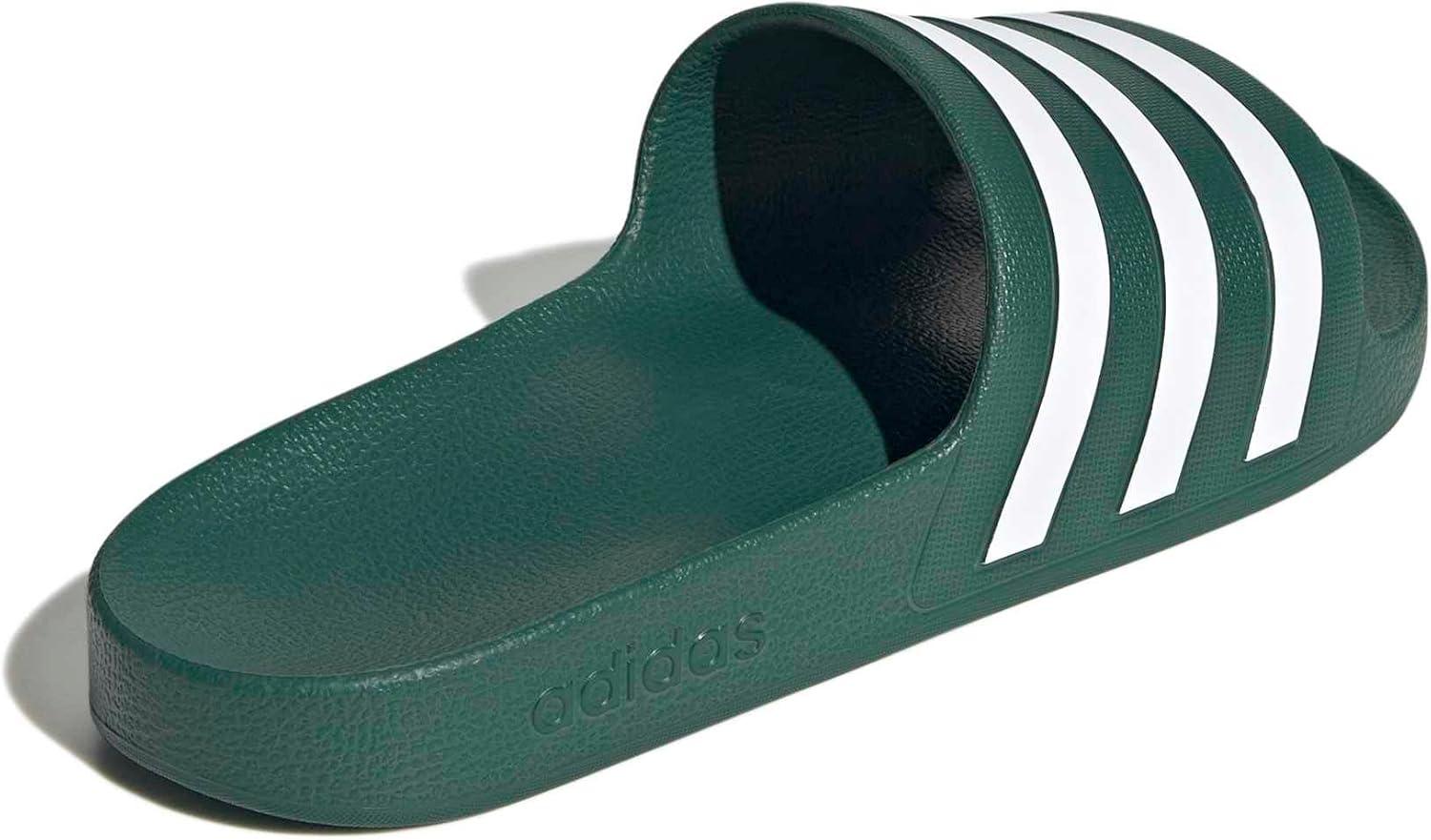 image:imageadidas Unisex Adult Adilette Aqua Slide SandalCollegiate GreenWhite