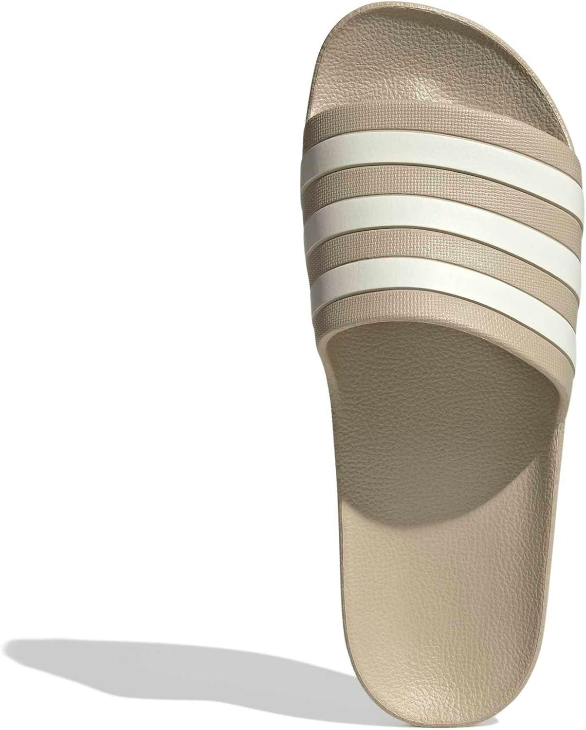 image:imageadidas Unisex Adult Adilette Aqua Slide SandalKhakiOff White