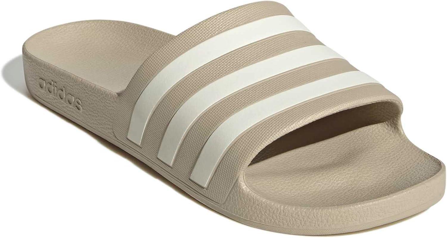 image:imageadidas Unisex Adult Adilette Aqua Slide SandalKhakiOff White