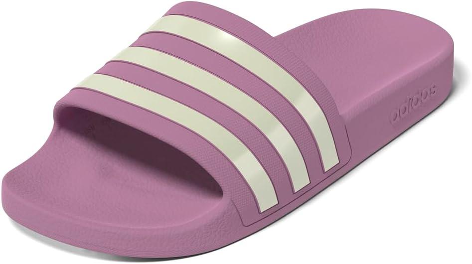 image:imageadidas Womens Adilette SandalPreloved PurpleOff WhiteGrey