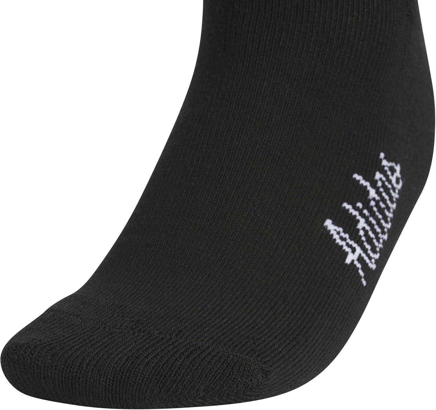 image:imageadidas Womens Cushioned Sport High Quarter Socks 3 Pairs Durable amp ComfortableBlackClear Onix GreyWhiteLuxe