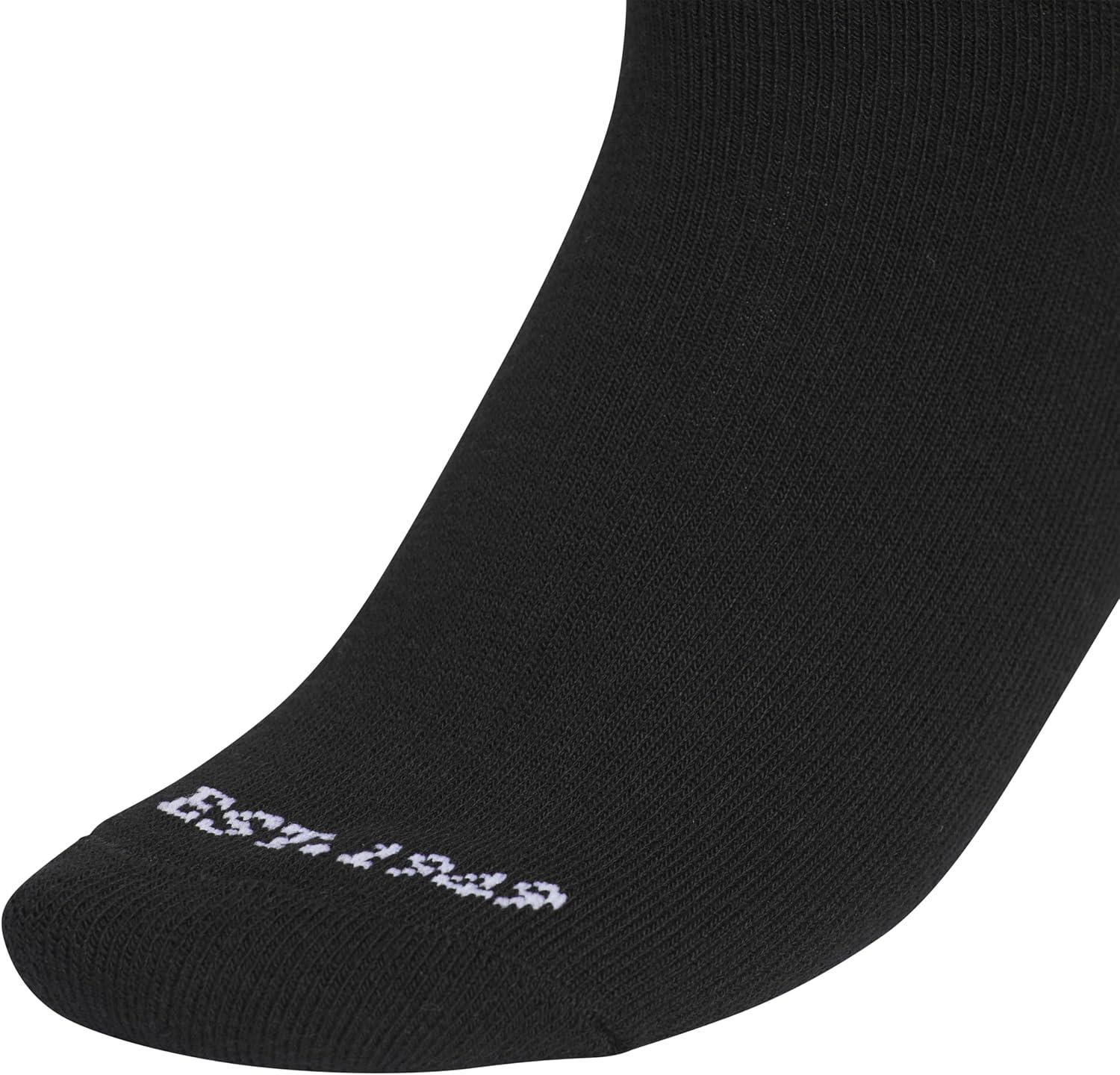 image:imageadidas Womens Cushioned Sport High Quarter Socks 3 Pairs Durable amp ComfortableBlackWhite3