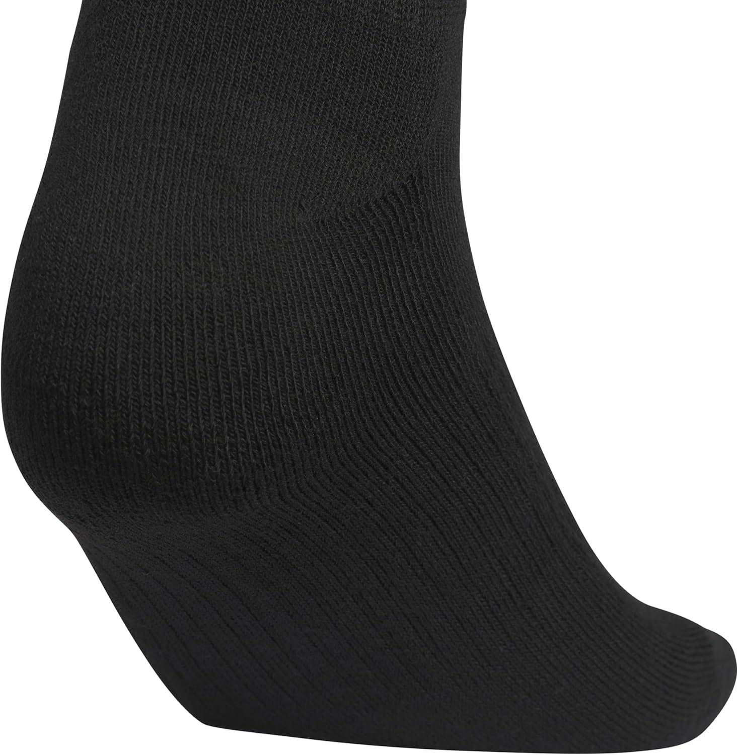 image:imageadidas Womens Cushioned Sport High Quarter Socks 3 Pairs Durable amp ComfortableBlackWhite3stripe4