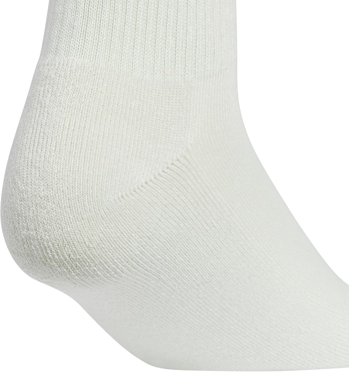 image:imageadidas Womens Cushioned Sport High Quarter Socks 3 Pairs Durable amp ComfortableLinen GreenWonder BeigeWhite2