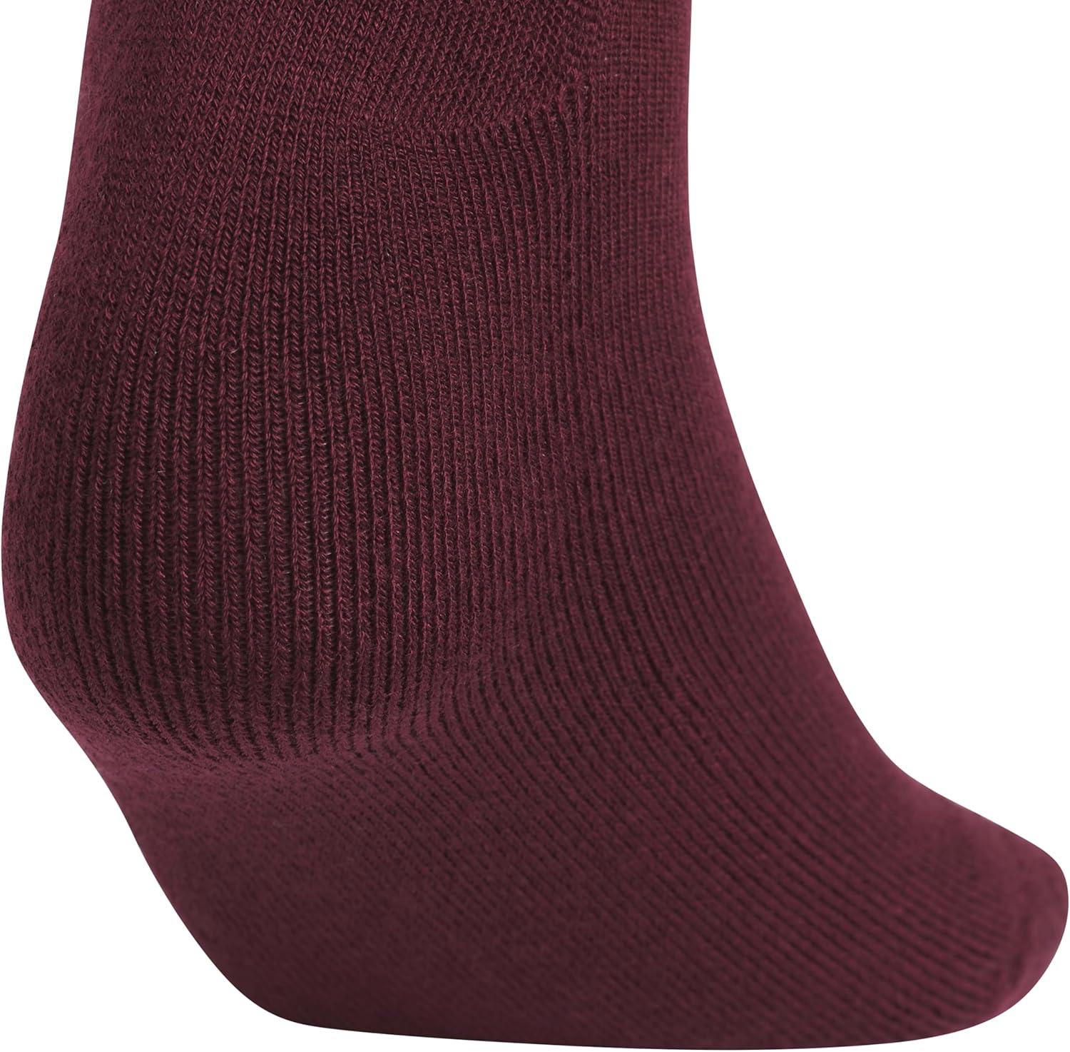 image:imageadidas Womens Cushioned Sport High Quarter Socks 3 Pairs Durable amp ComfortableMaroonMagic Mauve PurpleWhiteLuxe