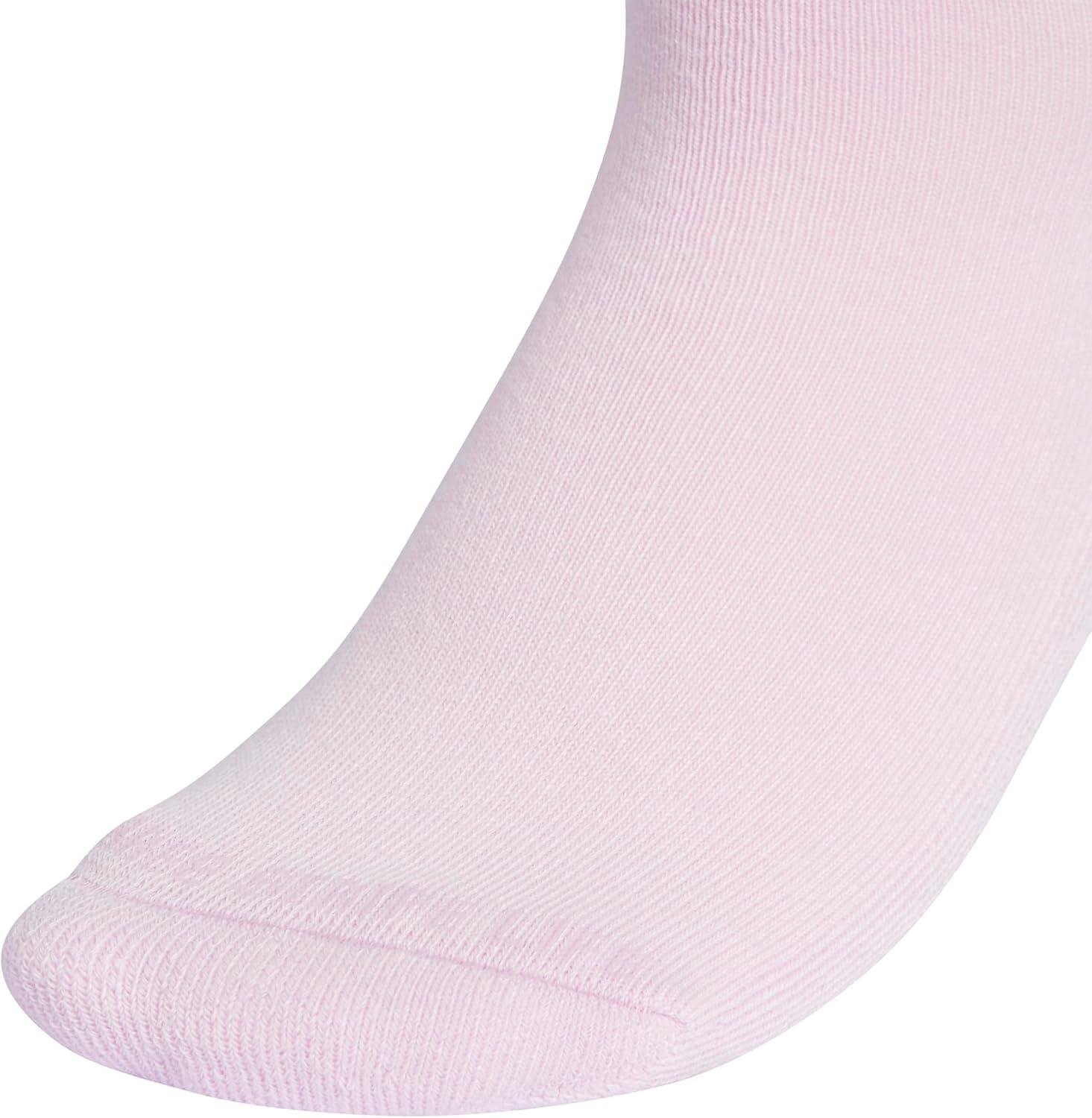 image:imageadidas Womens Cushioned Sport High Quarter Socks 3 Pairs Durable amp ComfortableOrchid Fusion PurpleCool Light HeatherWhite2