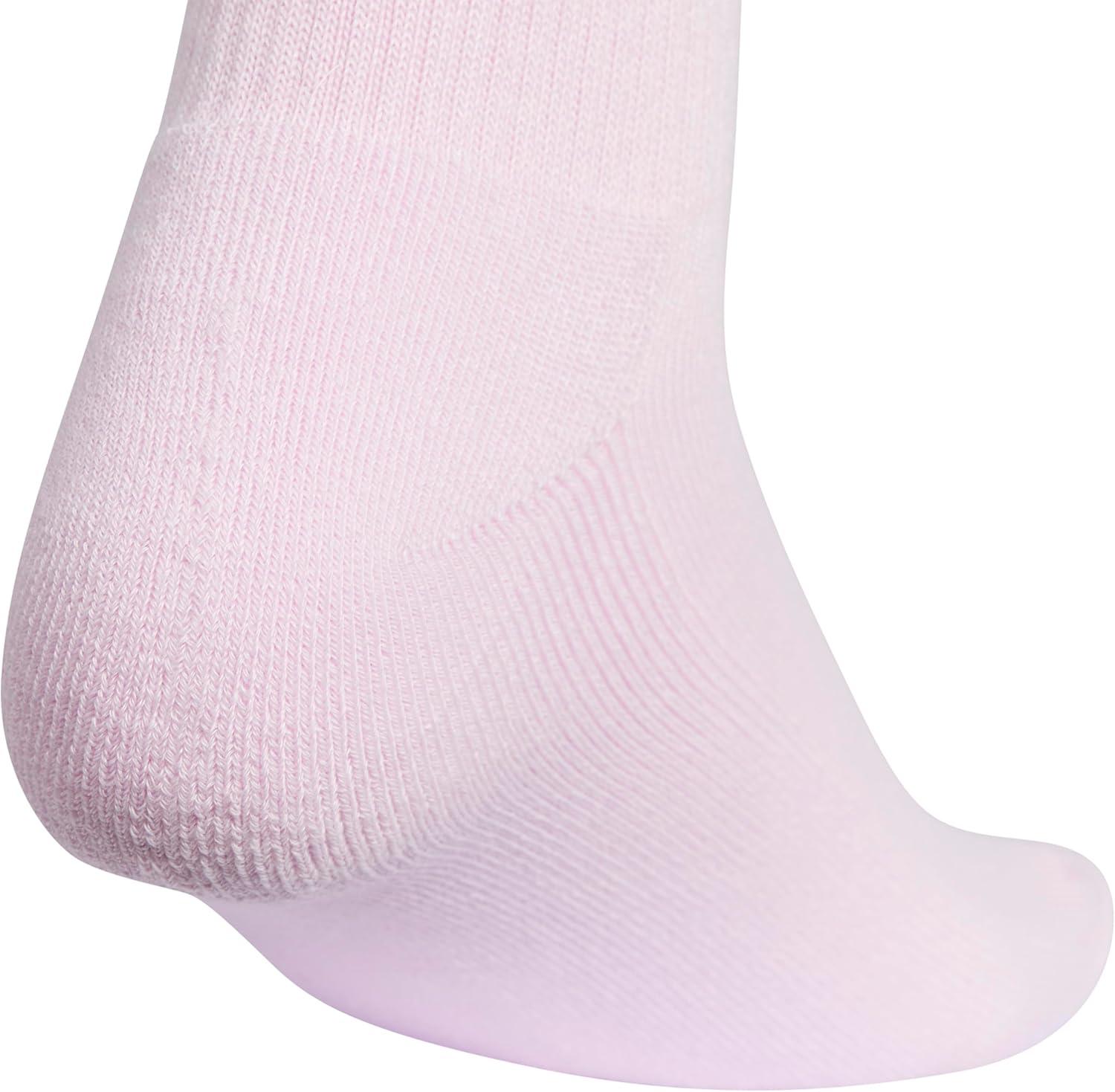 image:imageadidas Womens Cushioned Sport High Quarter Socks 3 Pairs Durable amp ComfortableOrchid Fusion PurpleCool Light HeatherWhite2