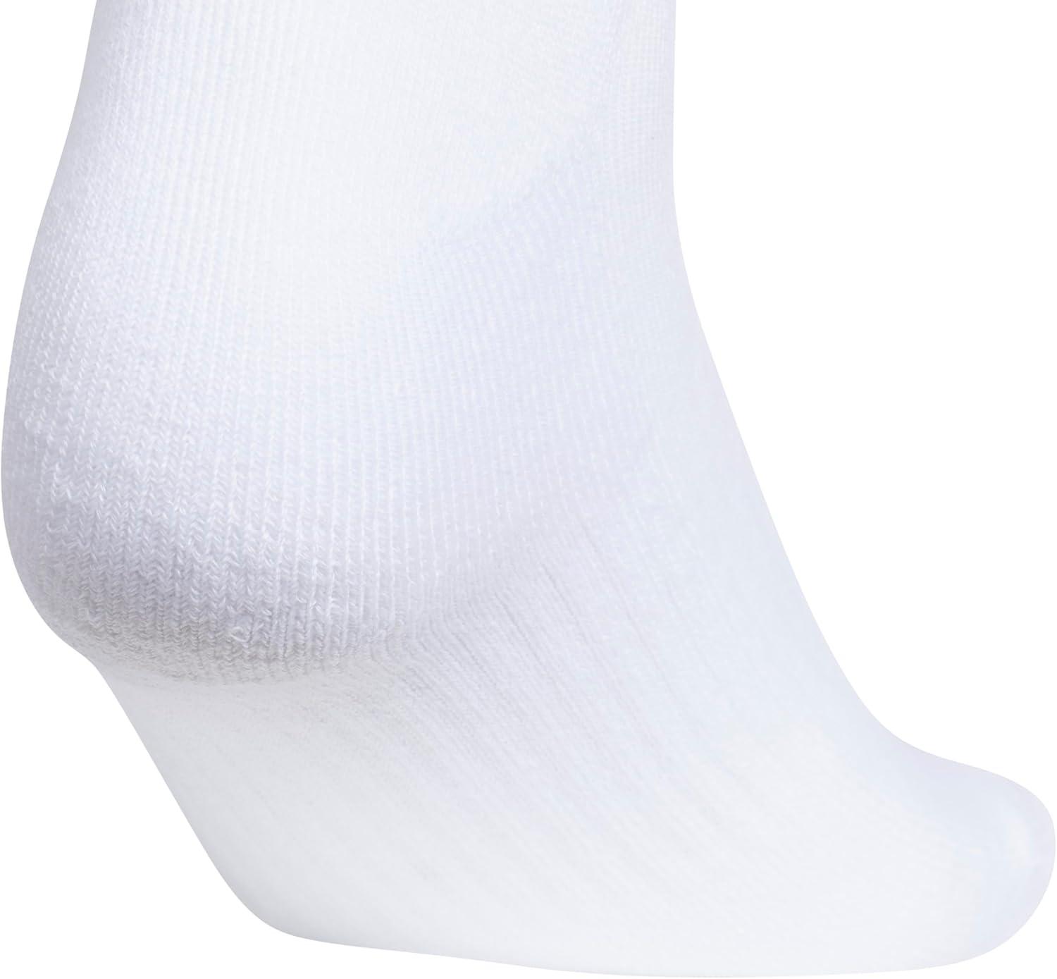 image:imageadidas Womens Cushioned Sport High Quarter Socks 3 Pairs Durable amp ComfortableWhite3stripe4