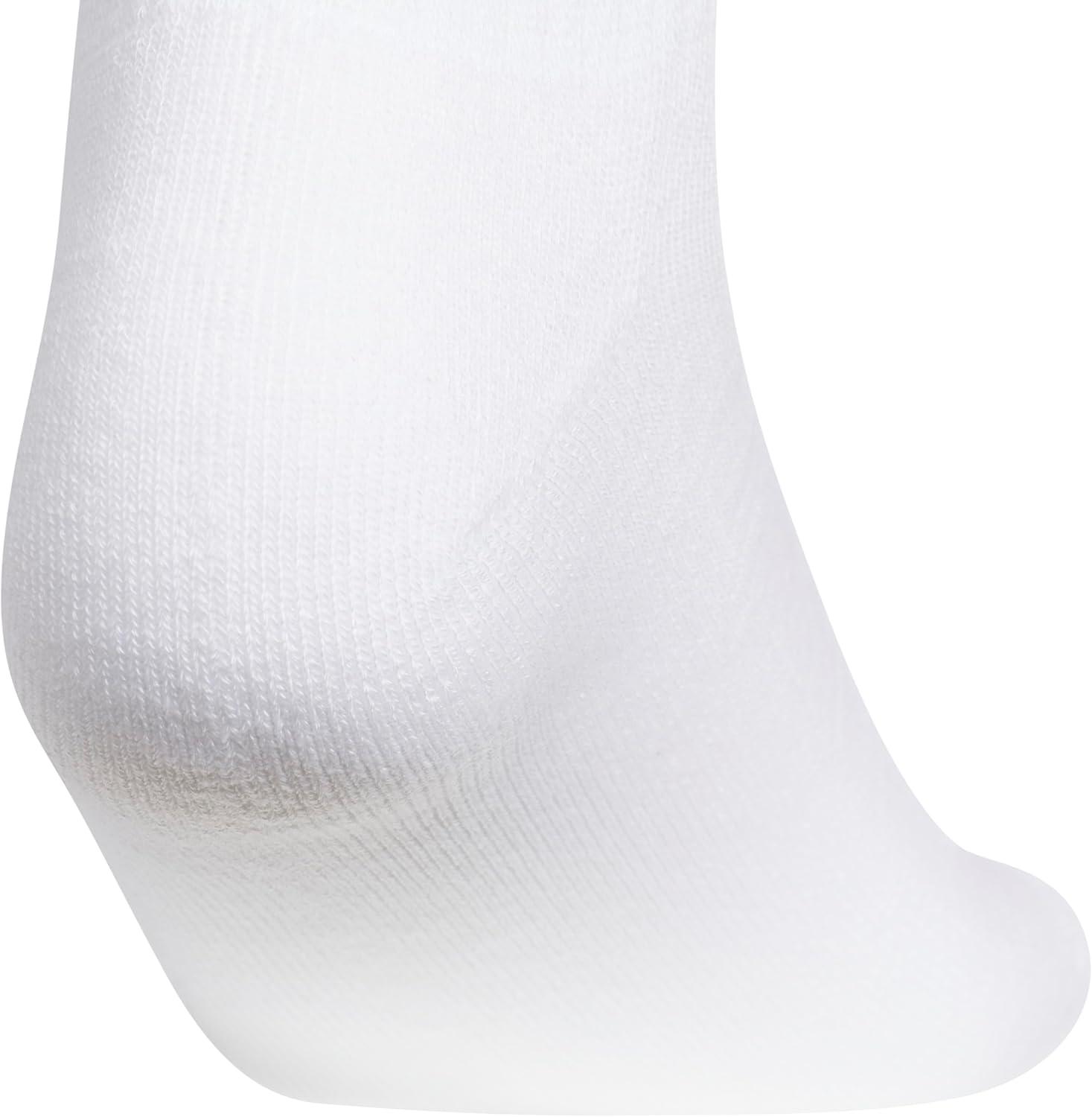 image:imageadidas Womens Cushioned Sport High Quarter Socks 3 Pairs Durable amp ComfortableWhiteBlack3